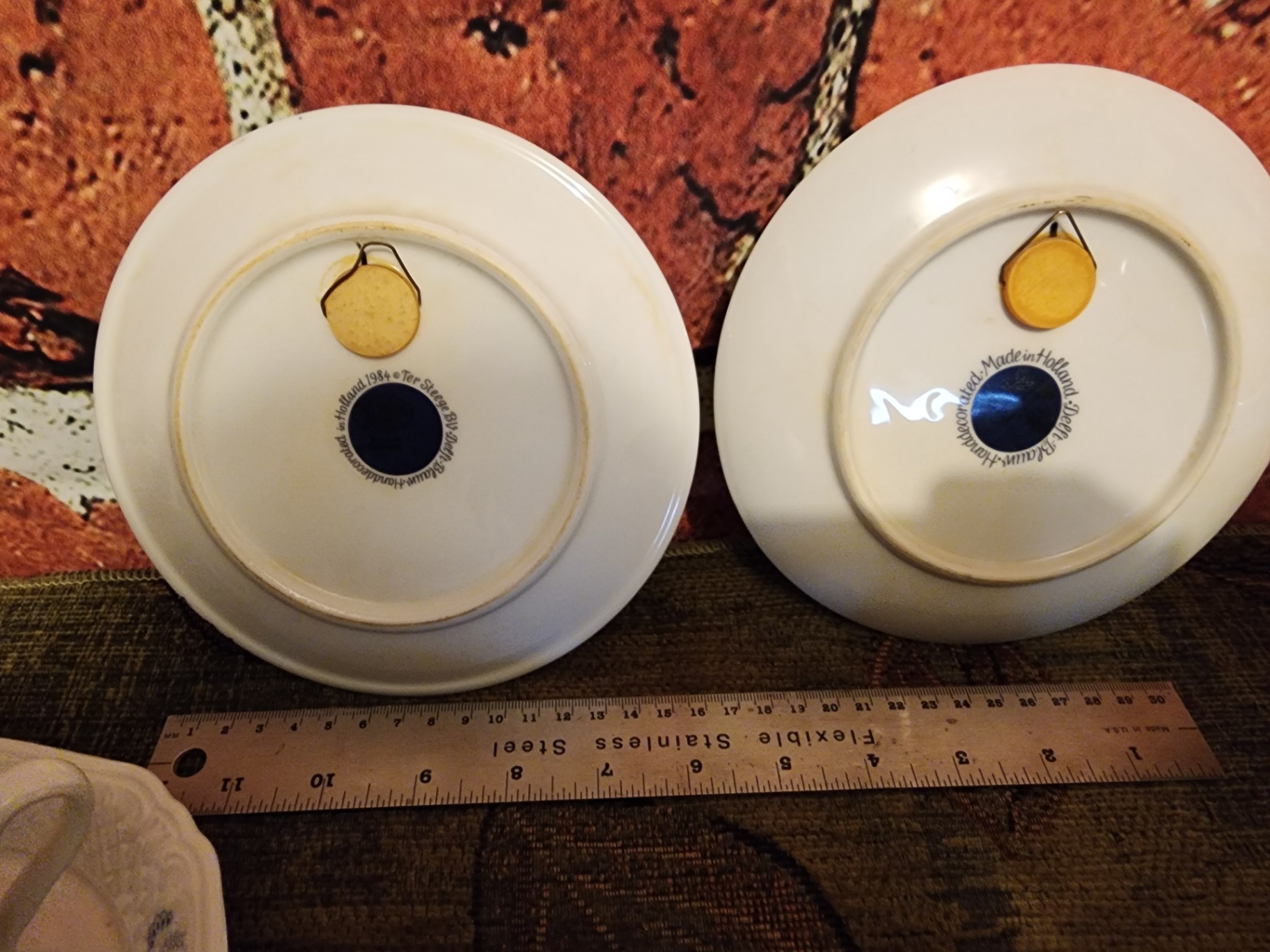 Blue and White Delftware Windmill Dishware Set - image 12 of 13