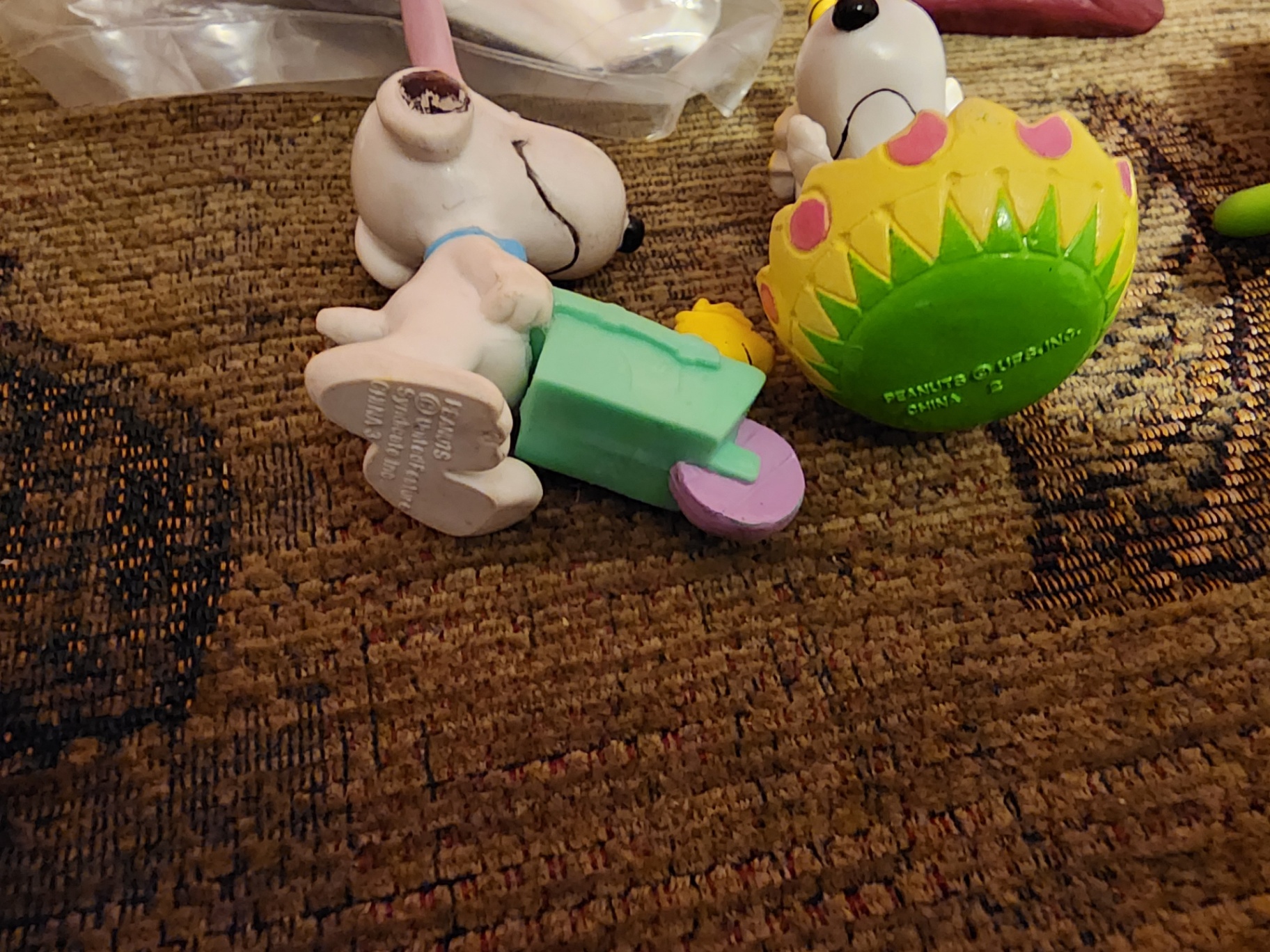 Assorted plastic cartoon character figurines and accessories - image 3 of 12