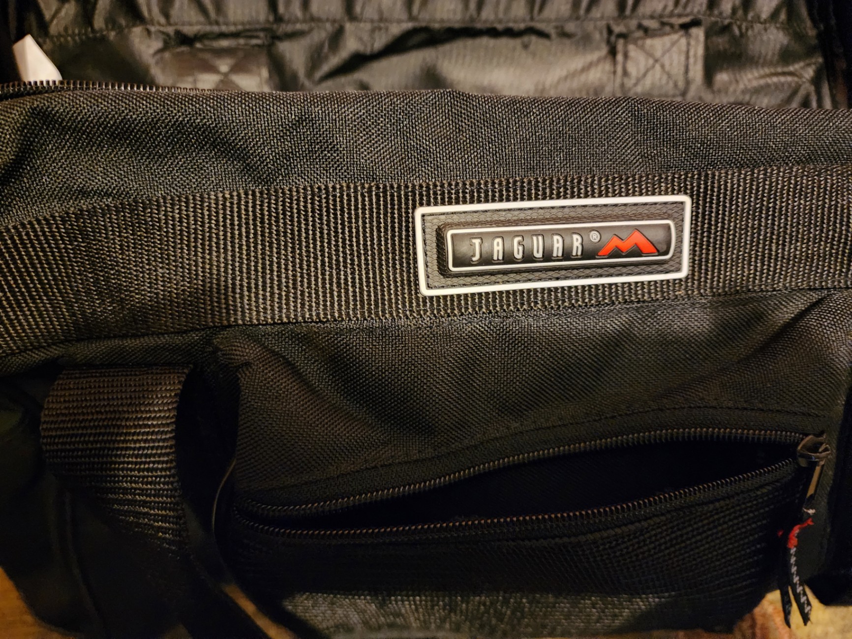 Black duffel bag with multiple pockets - image 8 of 8