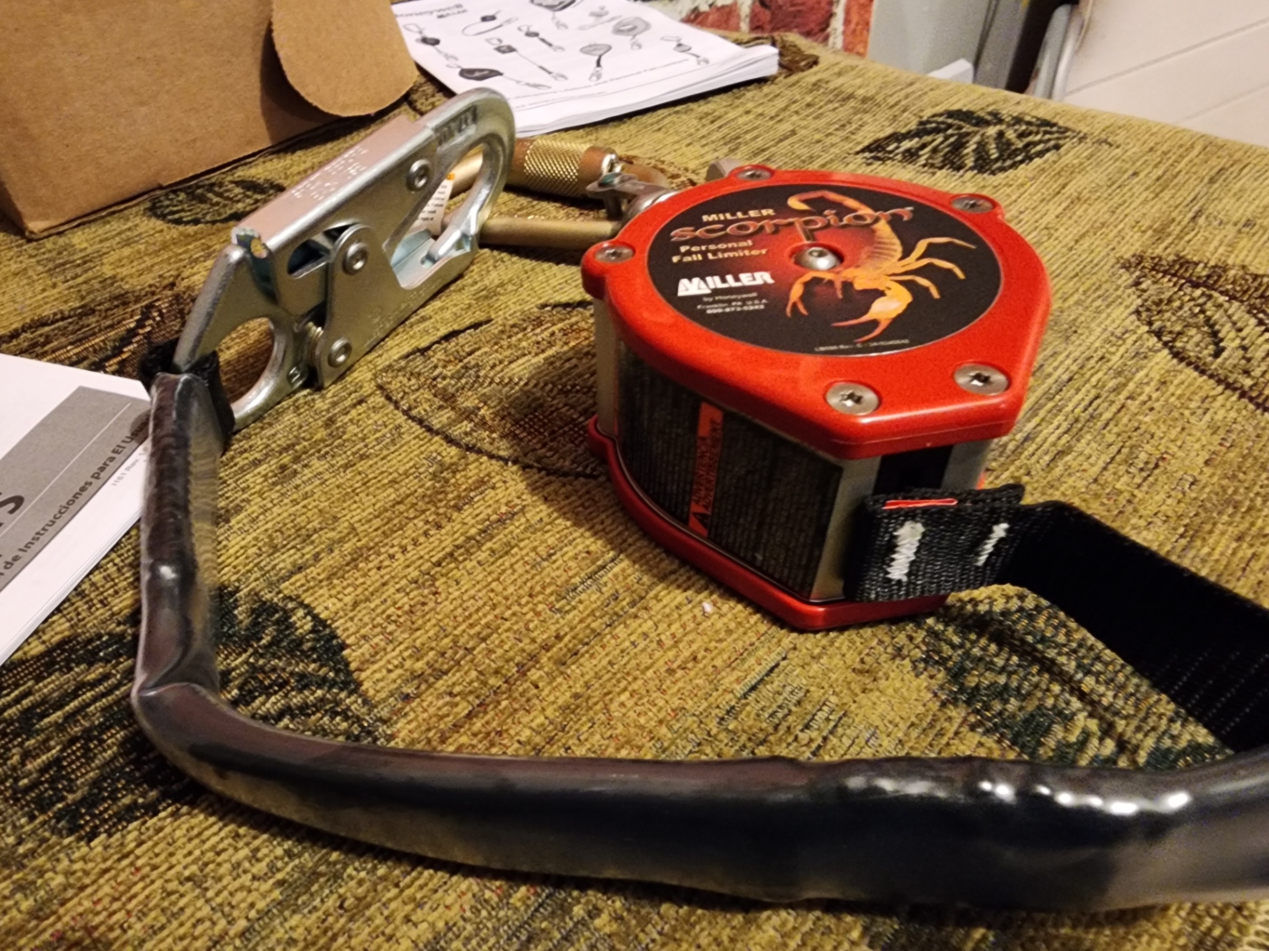 Miller Scorpion Personal Fall Limiter with Carabiners - image 2 of 6