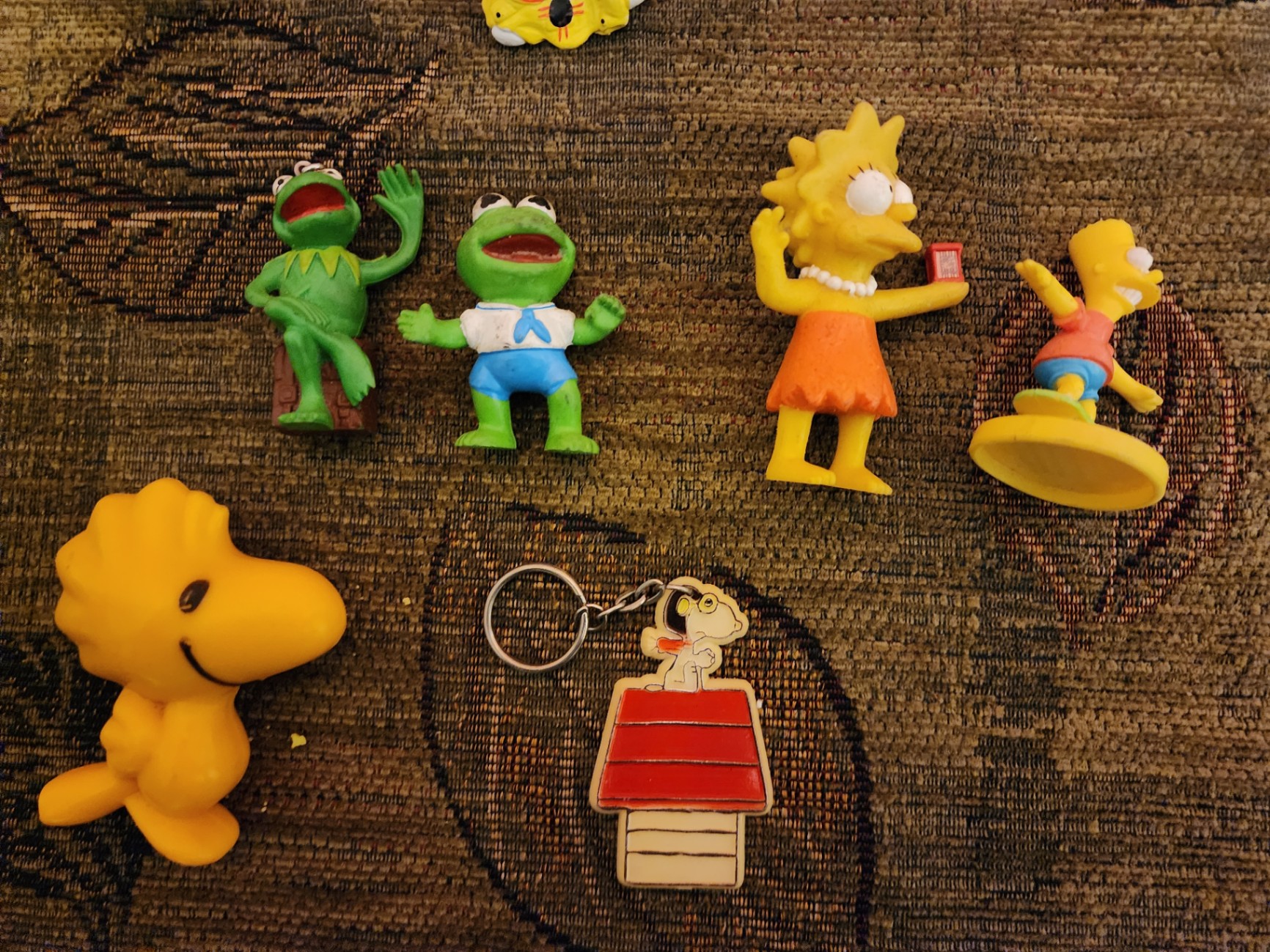 Assorted plastic cartoon character figurines and accessories - image 6 of 12