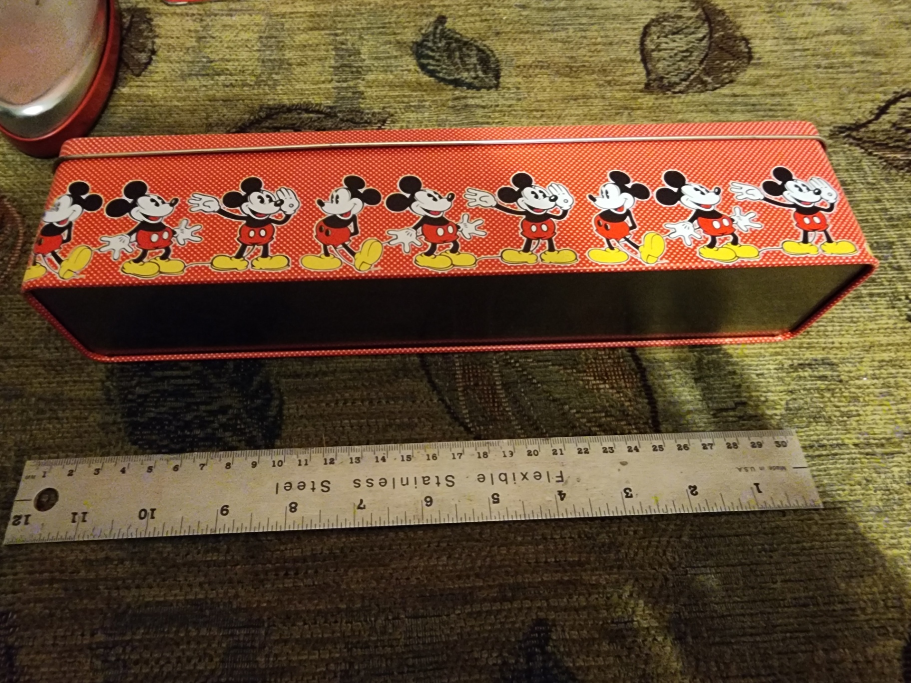 Vintage Mickey Mouse lunchbox and assorted metal tins - image 8 of 11