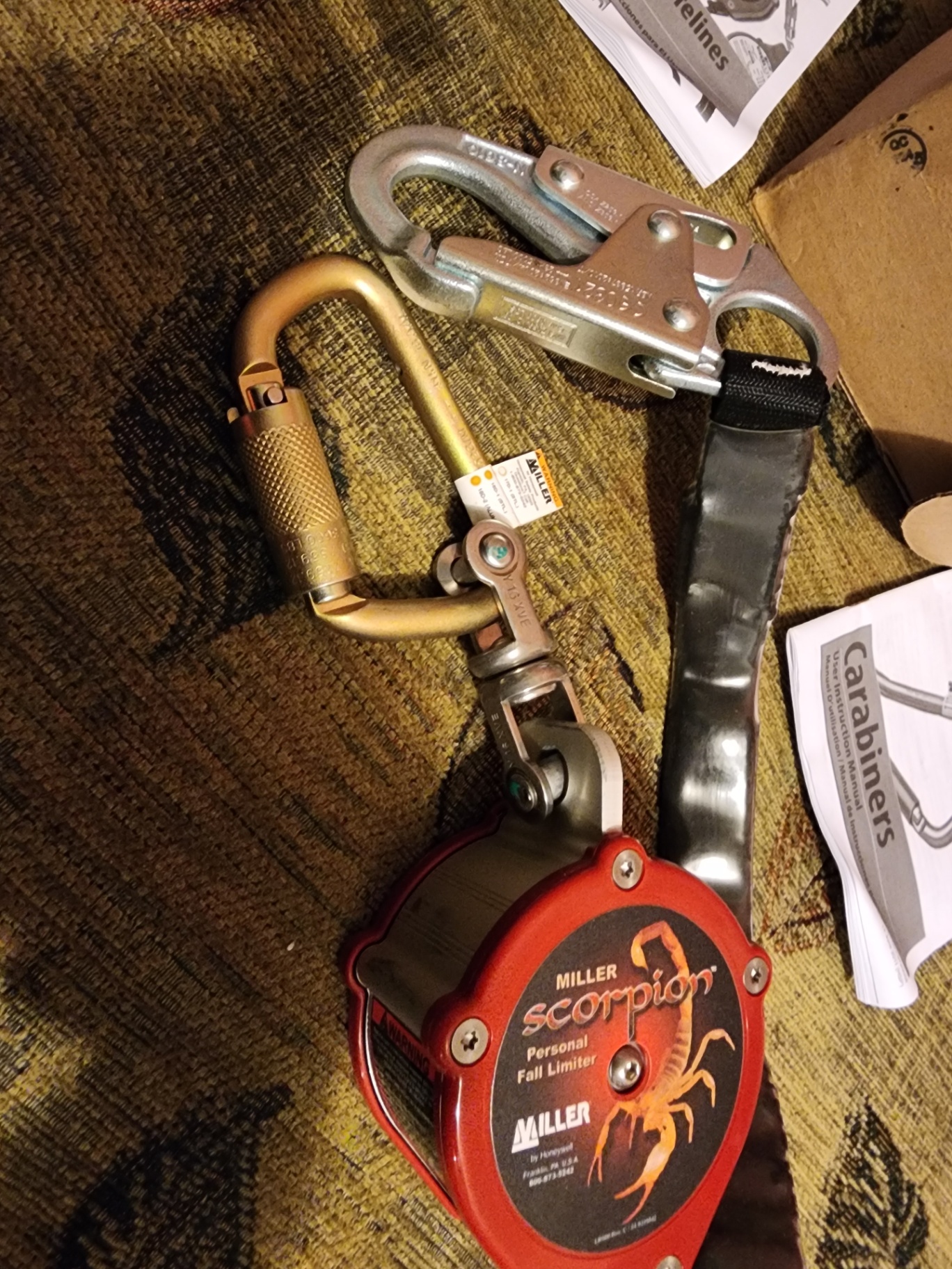 Miller Scorpion Personal Fall Limiter Kit with Carabiners - image 4 of 6