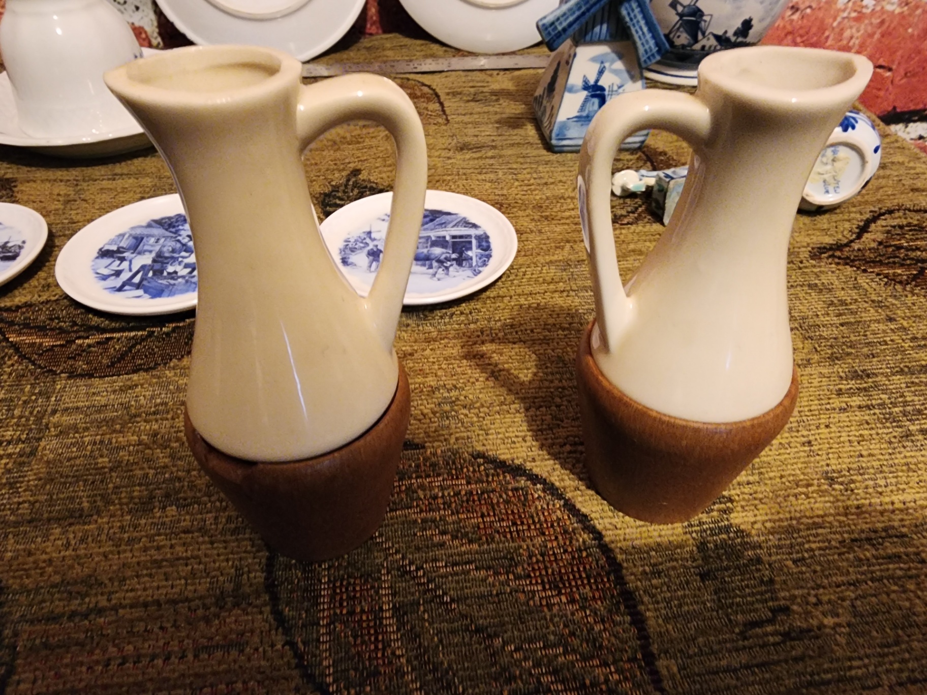 Blue and White Delftware Windmill Dishware Set - image 10 of 13