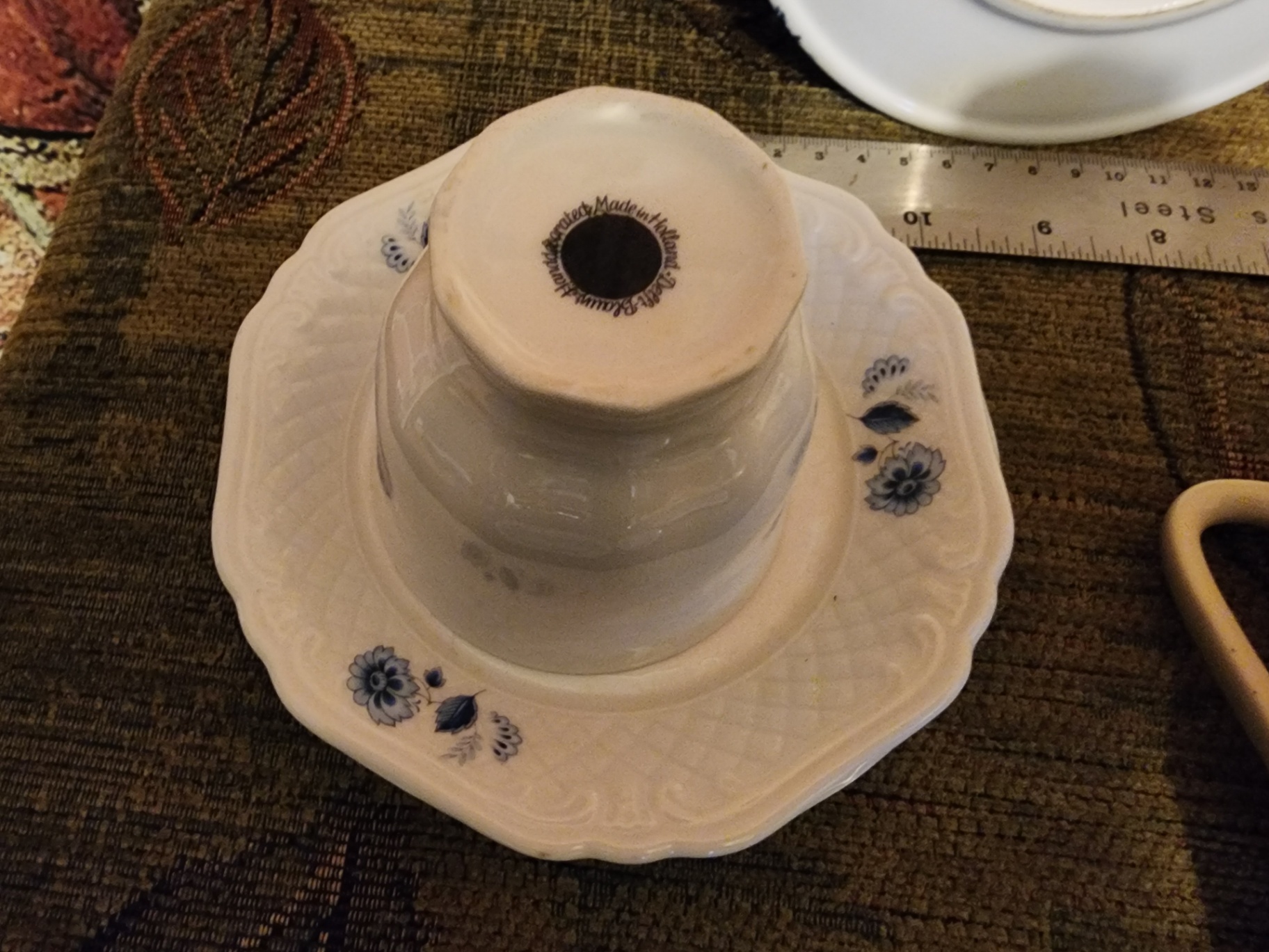 Blue and White Delftware Windmill Dishware Set - image 5 of 13