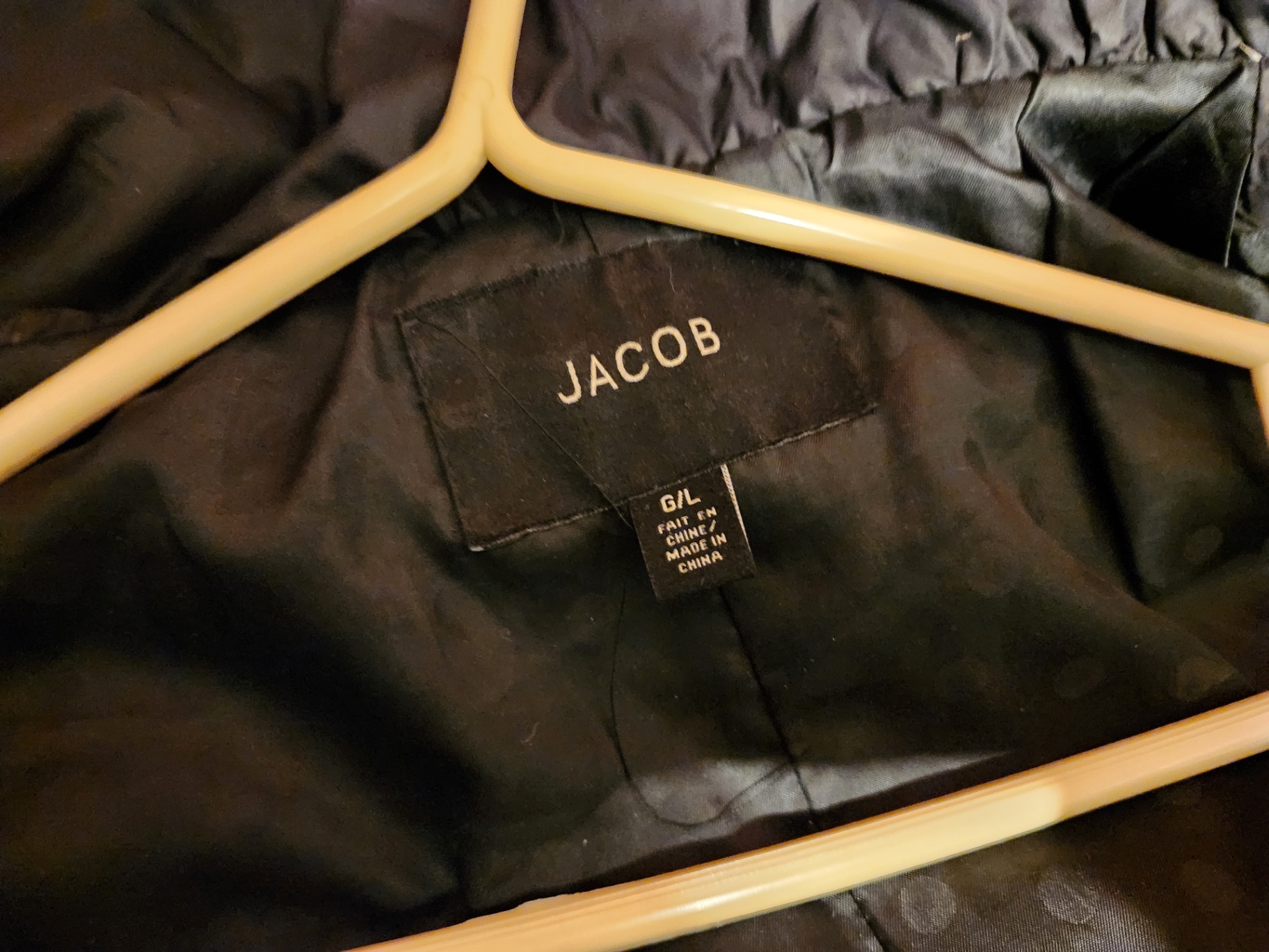 Black quilted puffer jacket - image 12 of 12
