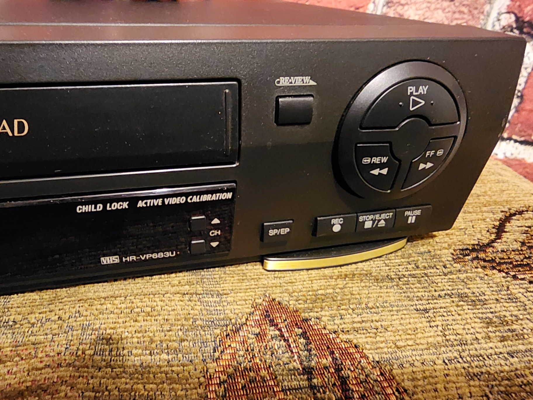 JVC Video Cassette Recorder HR-VP683U - image 10 of 10