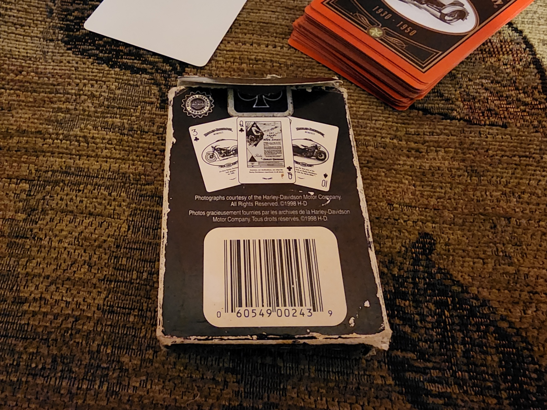 Harley-Davidson Historical Playing Cards (1930–1950) - image 2 of 4