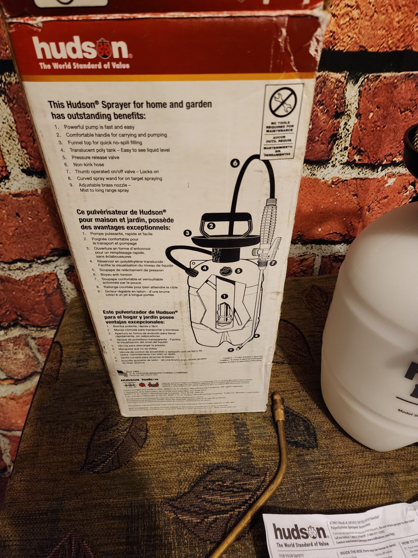 Hudson's Favorite Sprayer with Box and Accessories - image 4 of 6