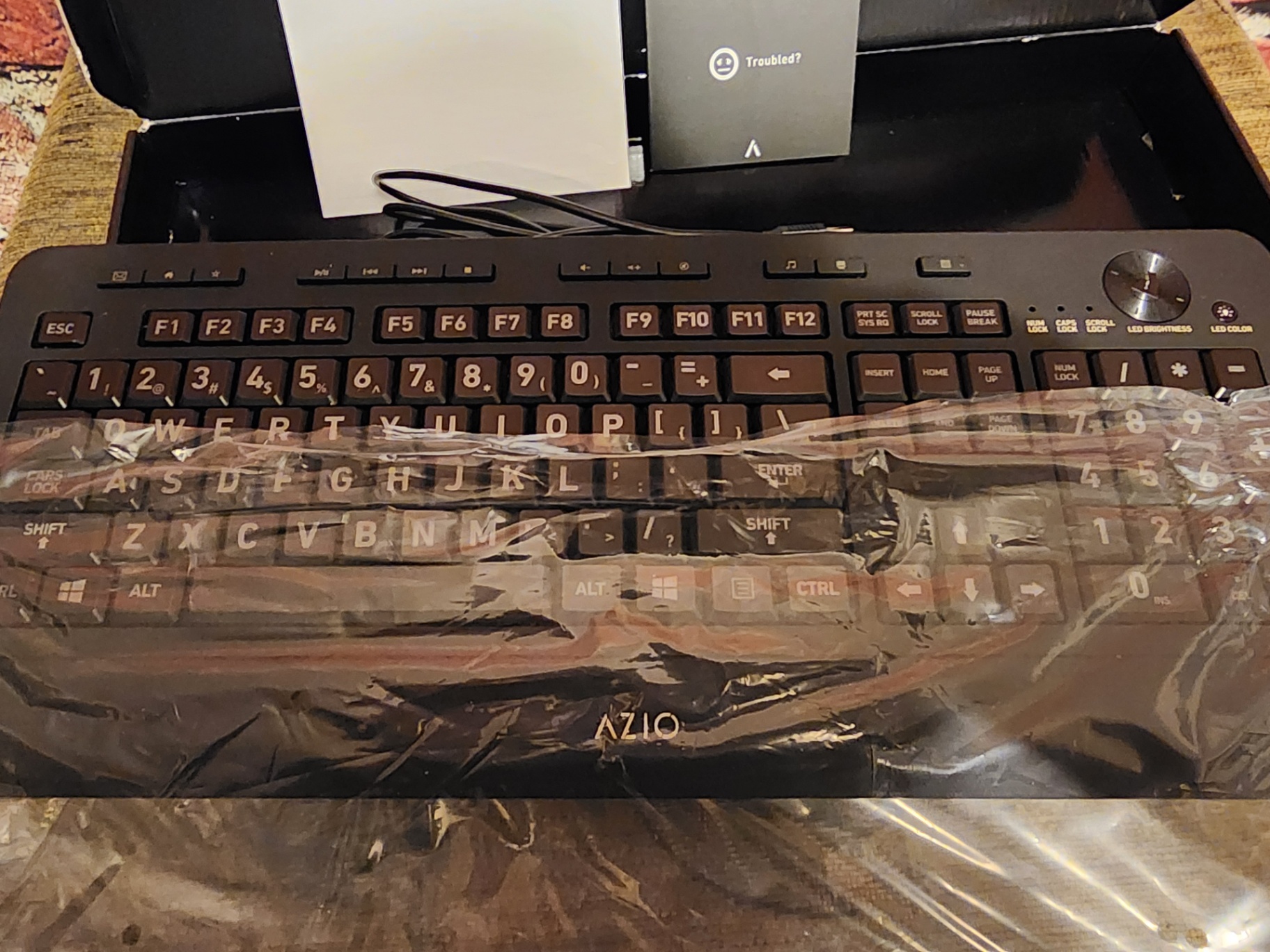 ( New )AZIO Vision Large Font Keyboard - image 8 of 8