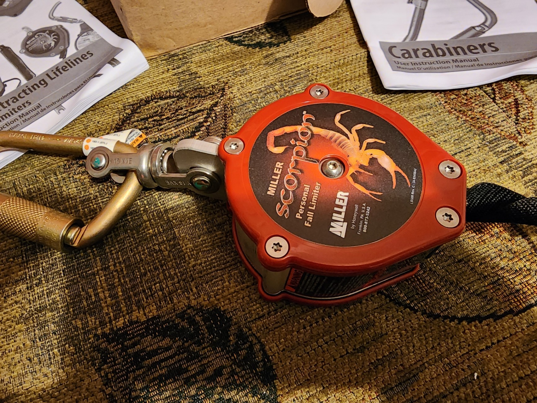 Miller Scorpion Personal Fall Limiter Kit with Carabiners - image 2 of 6