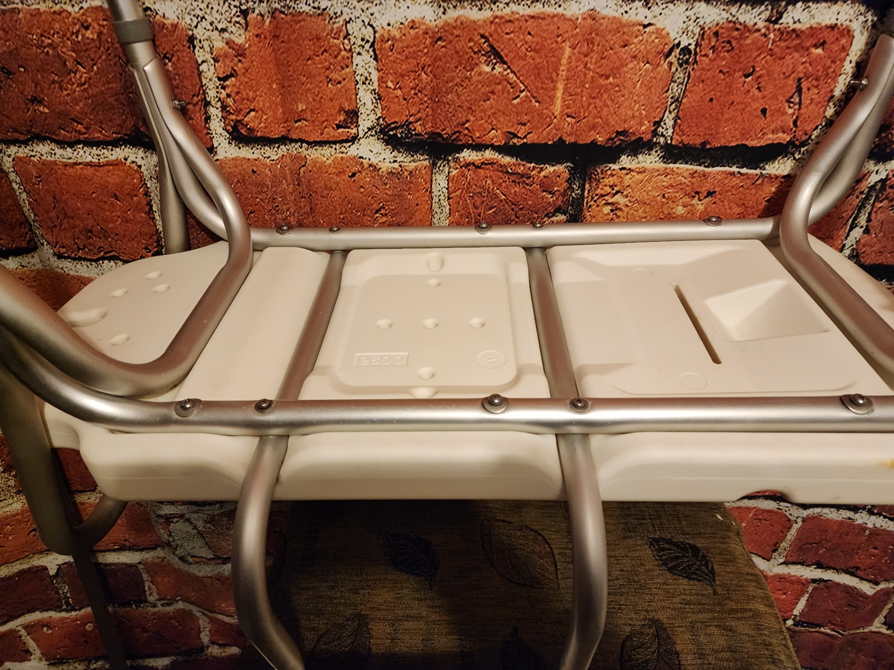 Foldable shower chair with backrest - image 8 of 10