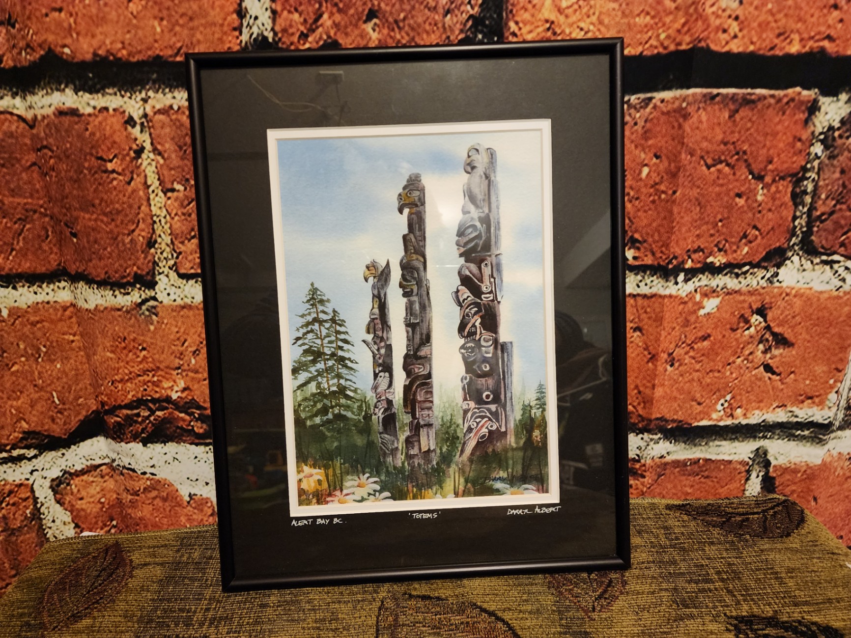 Framed Totem Pole and Nature Art Prints by Derek Albert - image 1 of 8