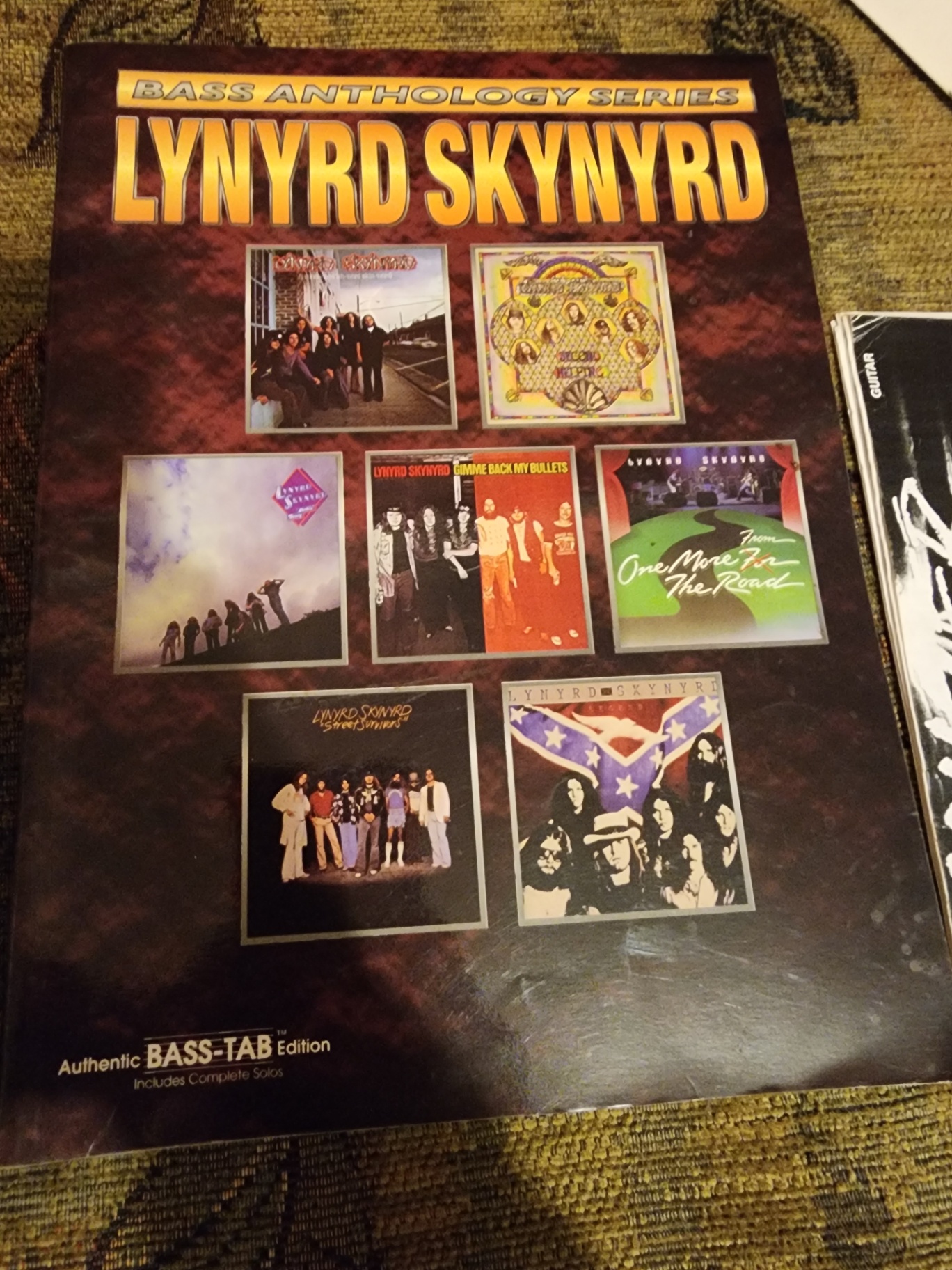 Lynyrd Skynyrd Bass Anthology vinyl collection and Virgin Records materials - image 3 of 9