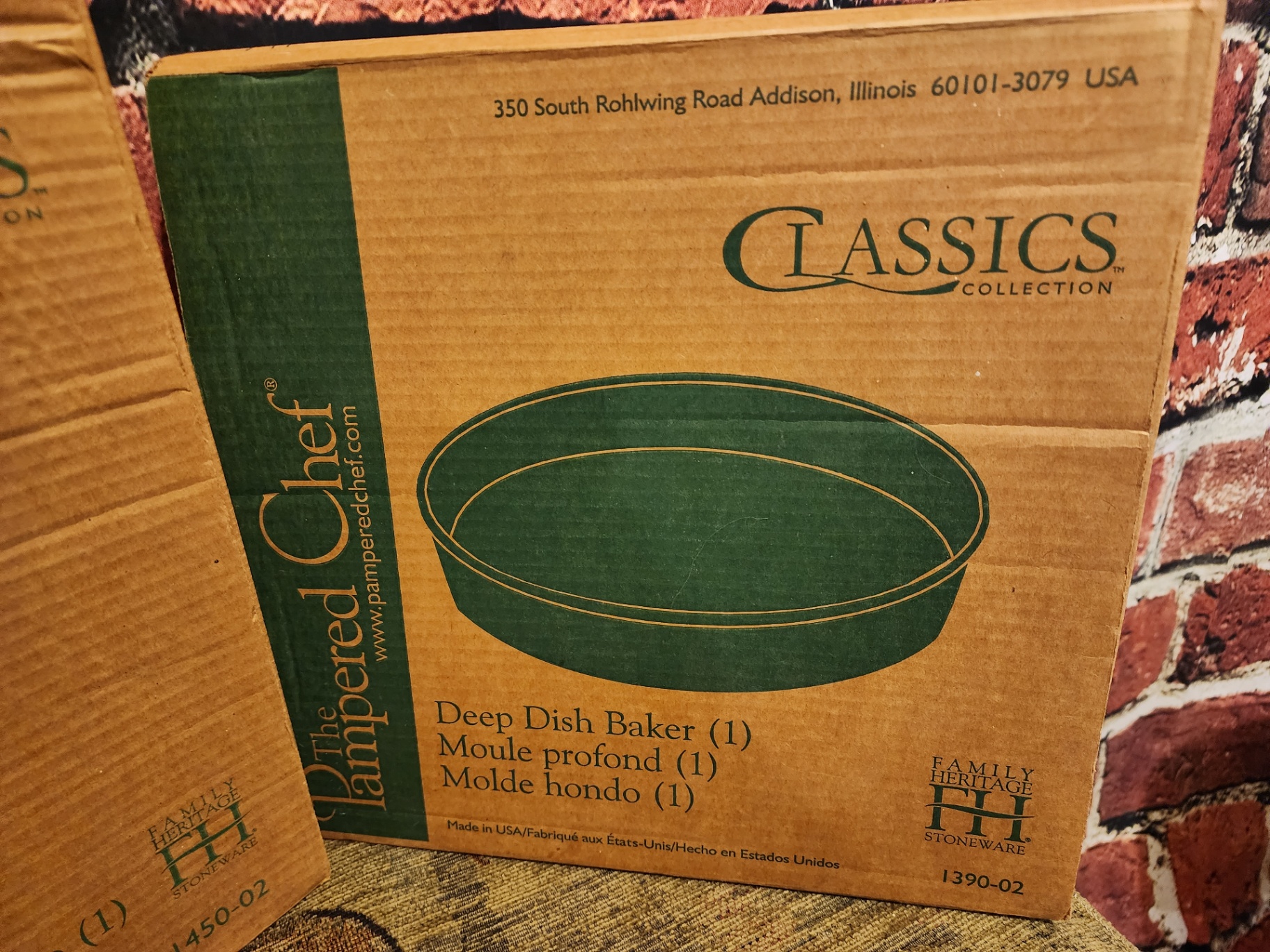 Stoneware Baking Bowl and Deep Dish Baker from Pampered Chef Classics Collection - image 3 of 11