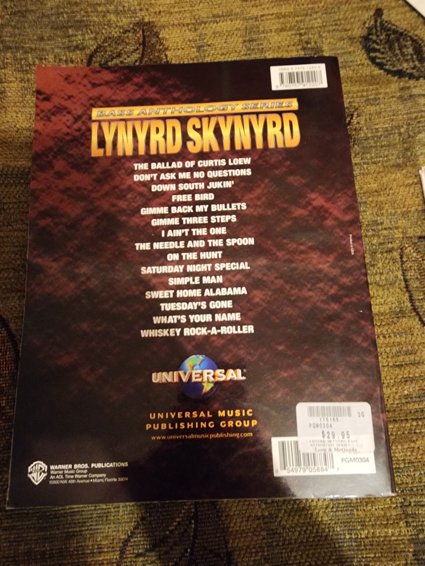 Lynyrd Skynyrd Bass Anthology vinyl collection and Virgin Records materials - image 7 of 9