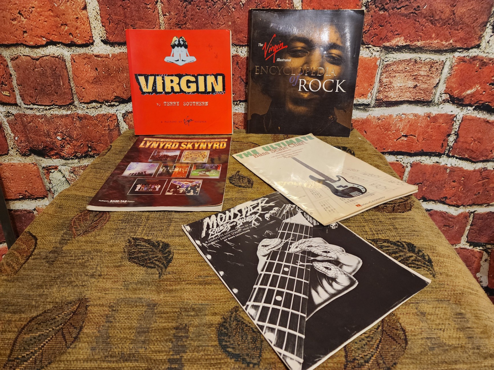Lynyrd Skynyrd Bass Anthology vinyl collection and Virgin Records materials - image 2 of 9
