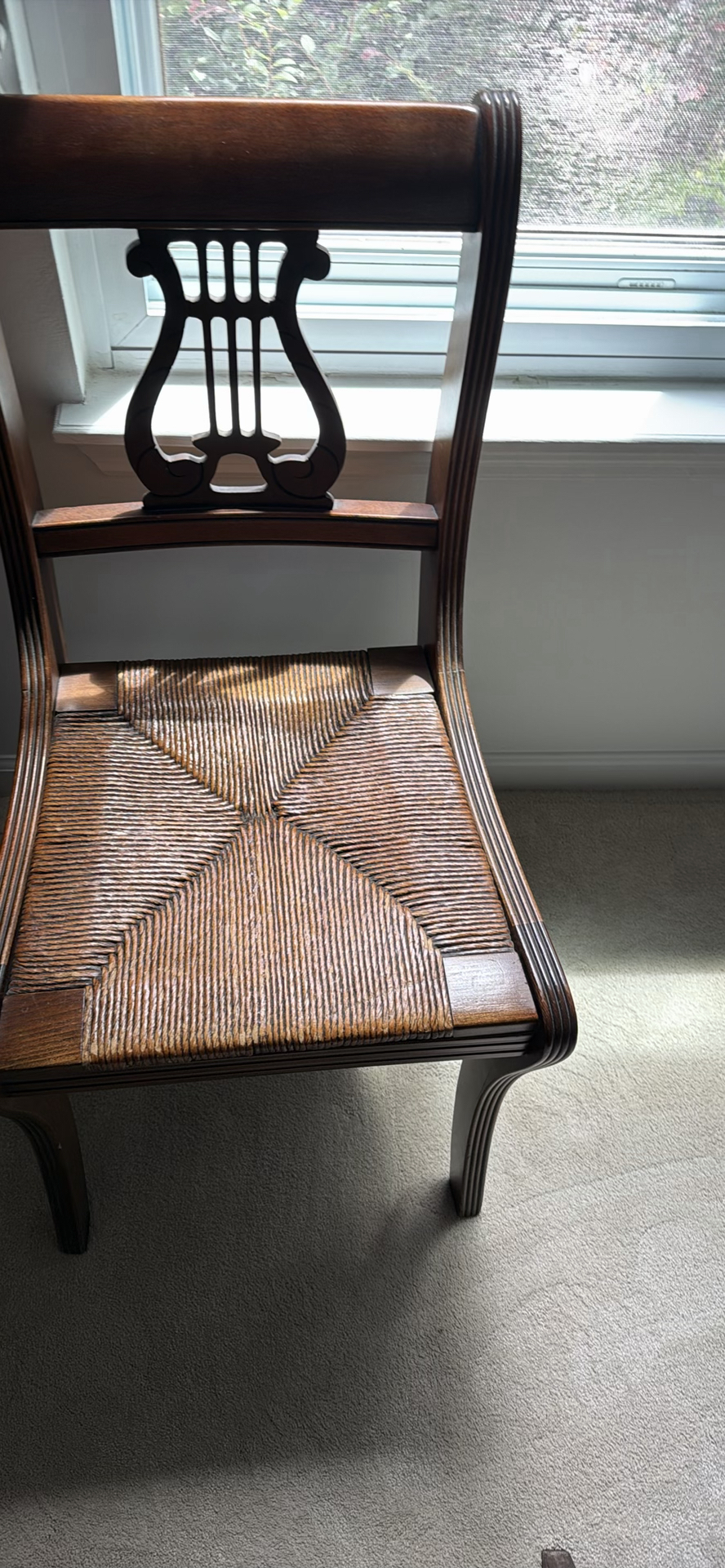 Wooden Dining Table and Four Chairs - image 2 of 4