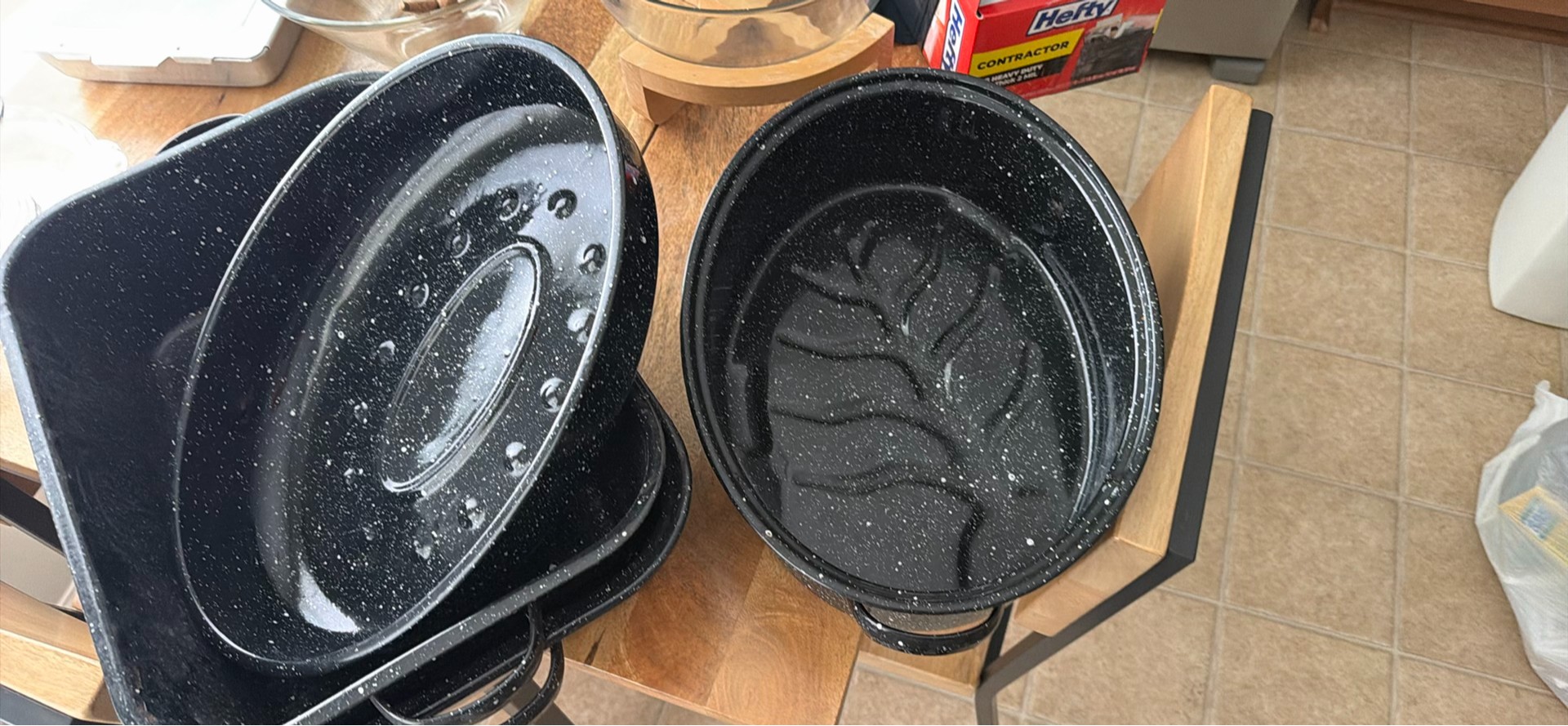 Enamel Roasting Pans and Stock Pot Set - image 3 of 3