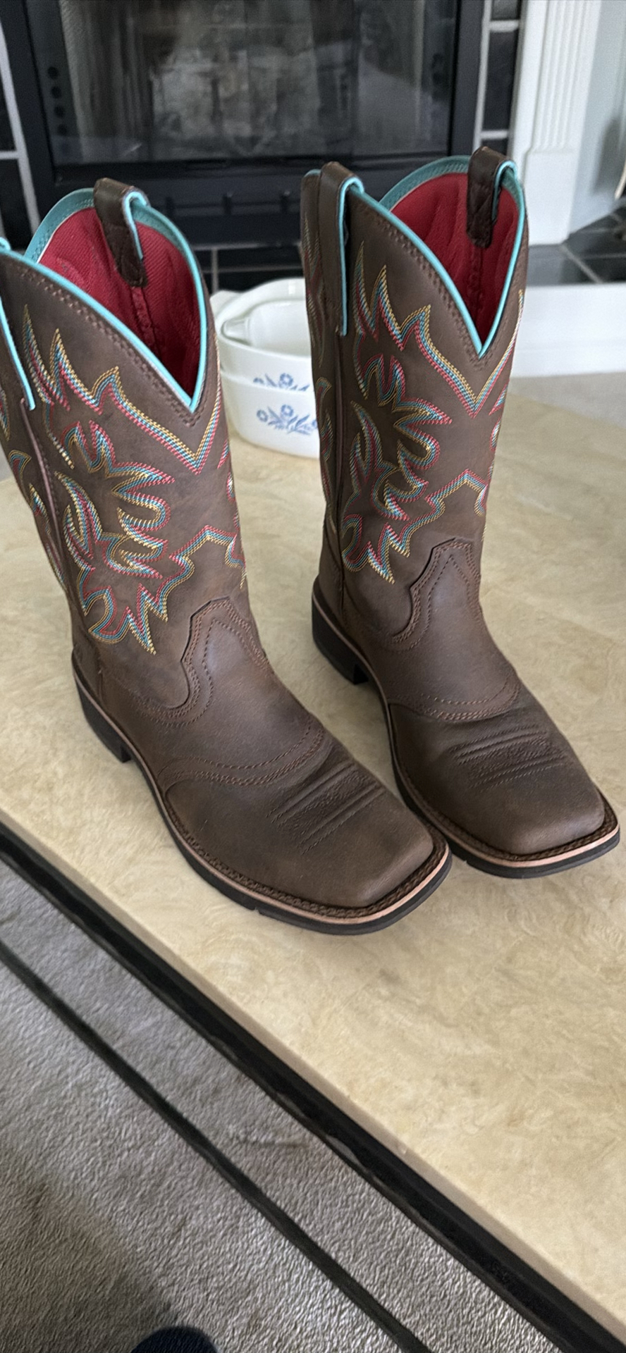 Pair of Brown Western Cowboy Boots - image 1 of 2