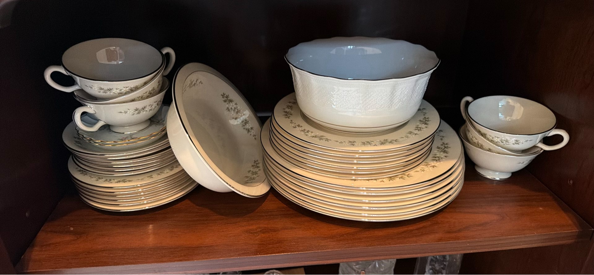 White China Dinnerware Set - image 2 of 2