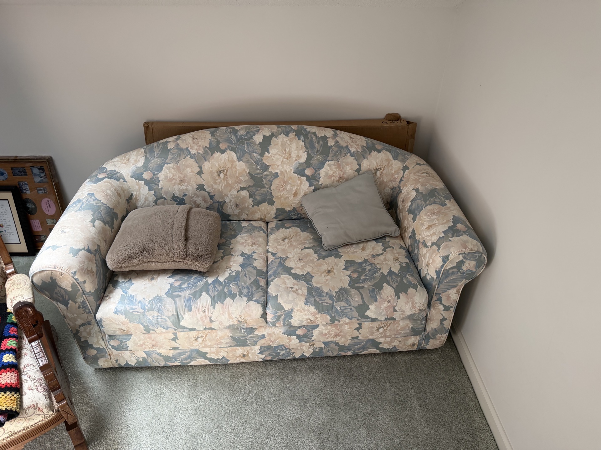 Floral Upholstered Loveseat - image 1 of 1
