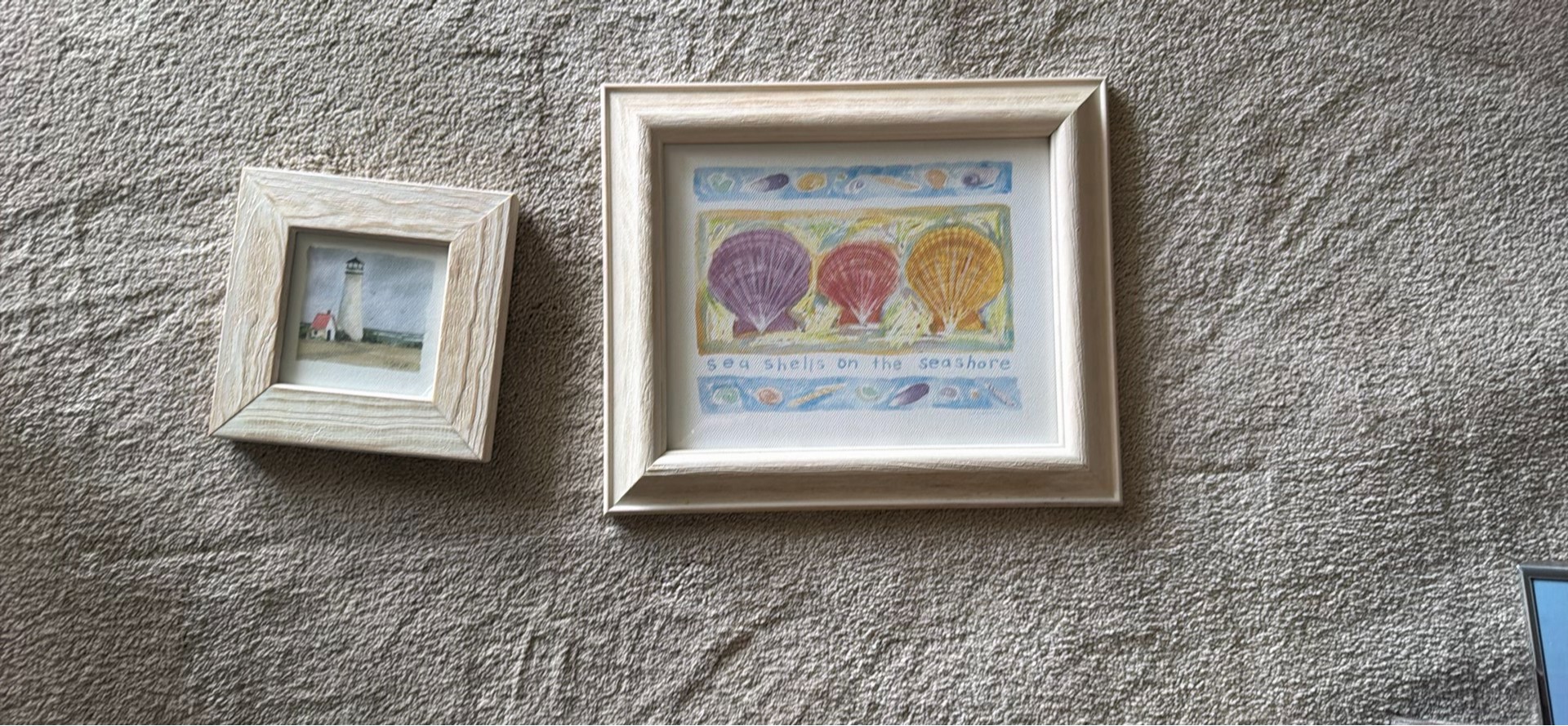 Two Framed Coastal Art Prints - image 1 of 3