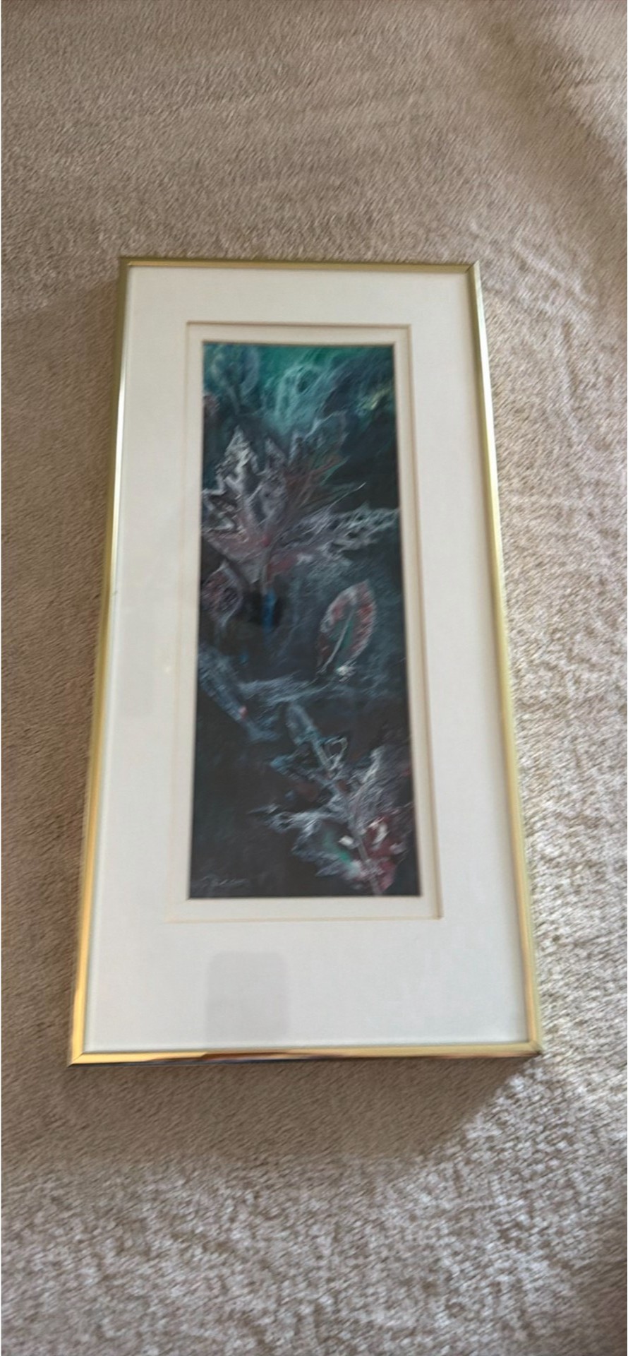 Framed Abstract Artwork - image 1 of 3