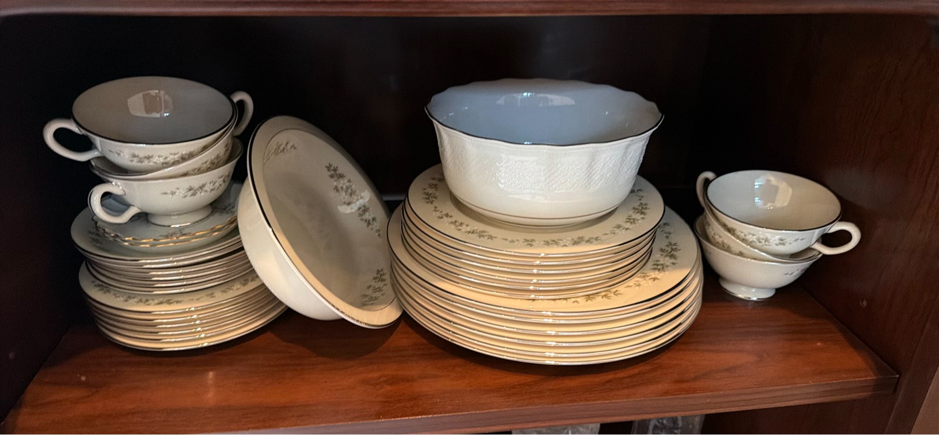 White China Dinnerware Set - image 1 of 2
