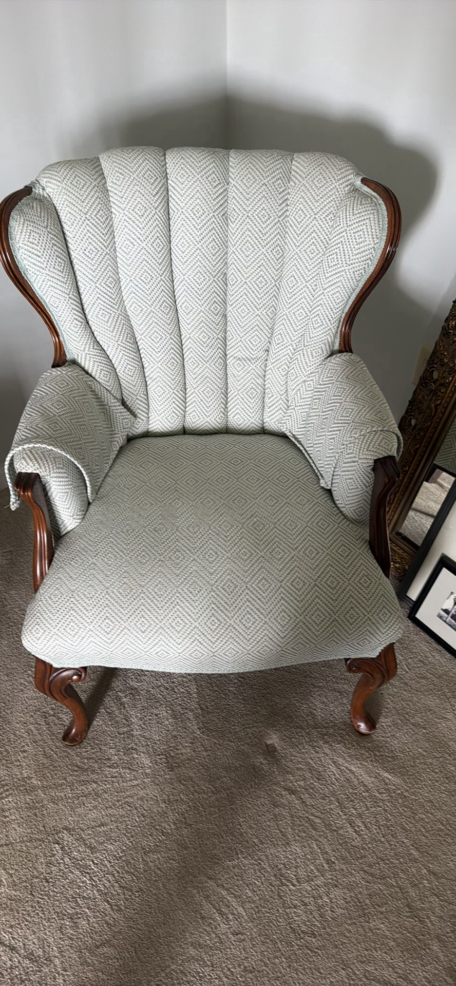 Upholstered Wingback Accent Chair - image 1 of 2
