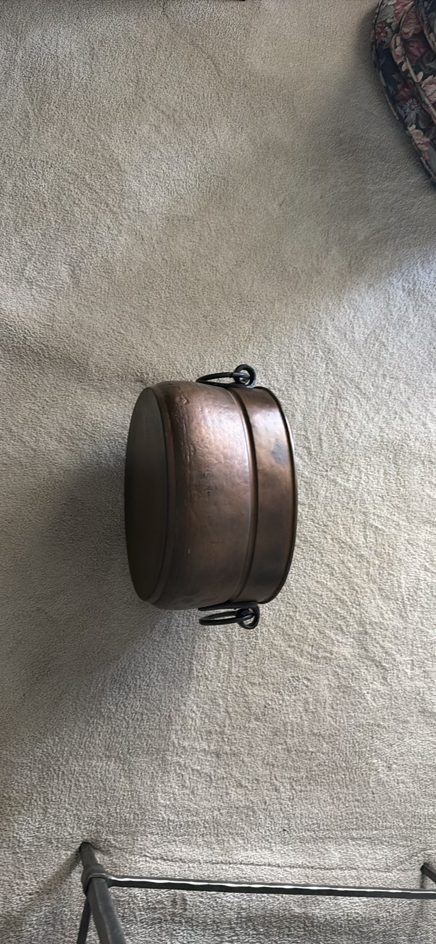 Copper-Colored Metal Pot with Lid - image 1 of 2