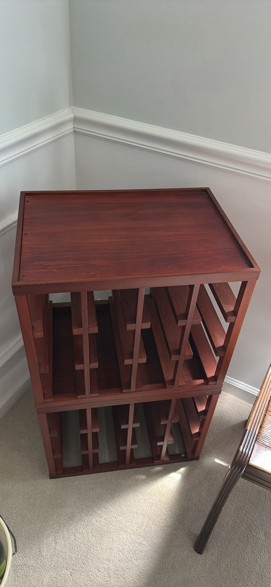 Wooden Wine Rack Cabinet - image 2 of 2