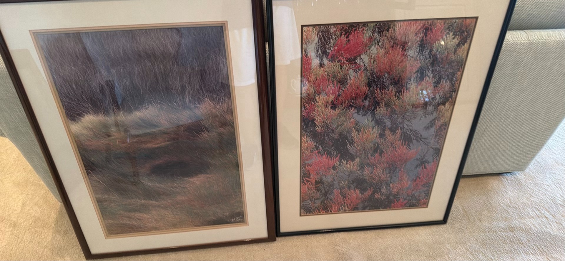 Two Framed Nature Art Prints - image 3 of 3