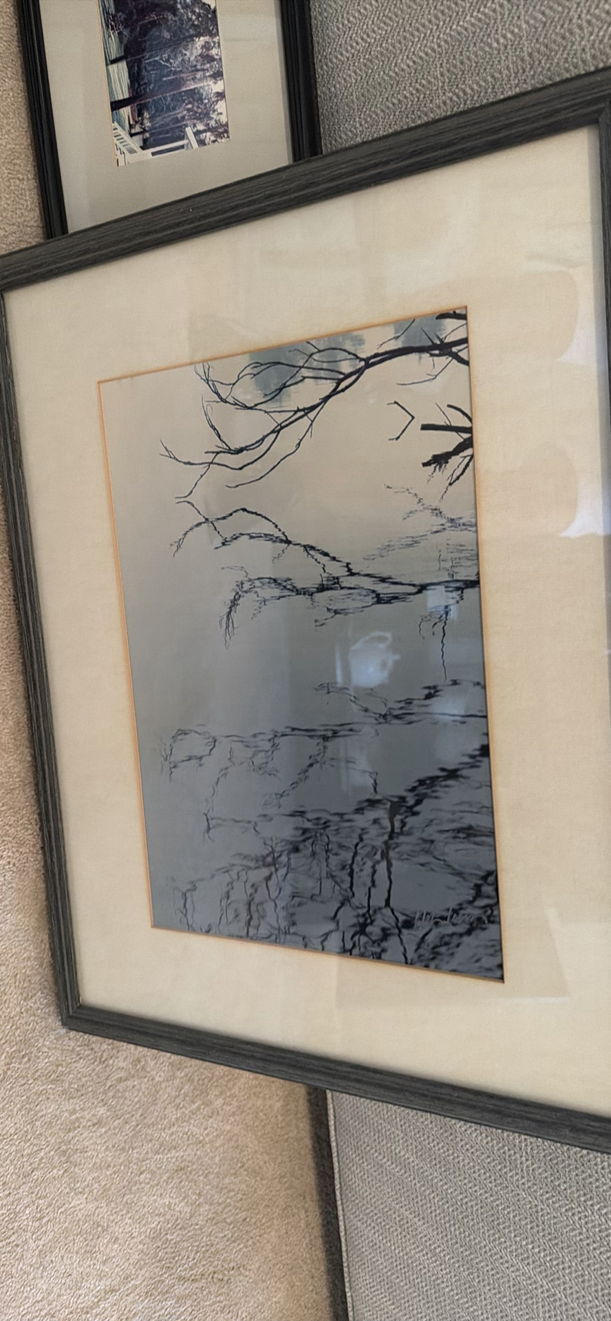 Two Framed Landscape Art Prints - image 3 of 3