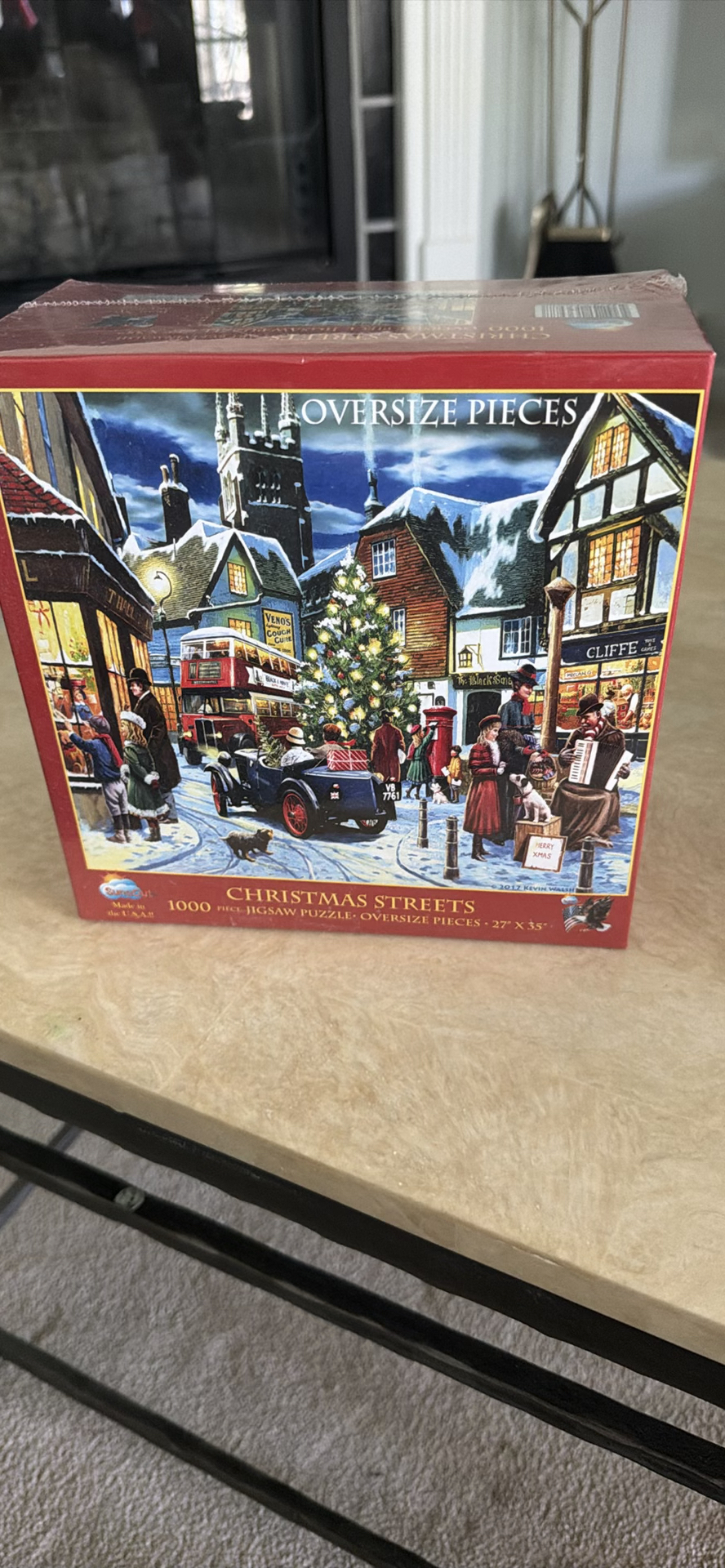 Christmas Streets 1000 Piece Oversize Jigsaw Puzzle - image 1 of 3