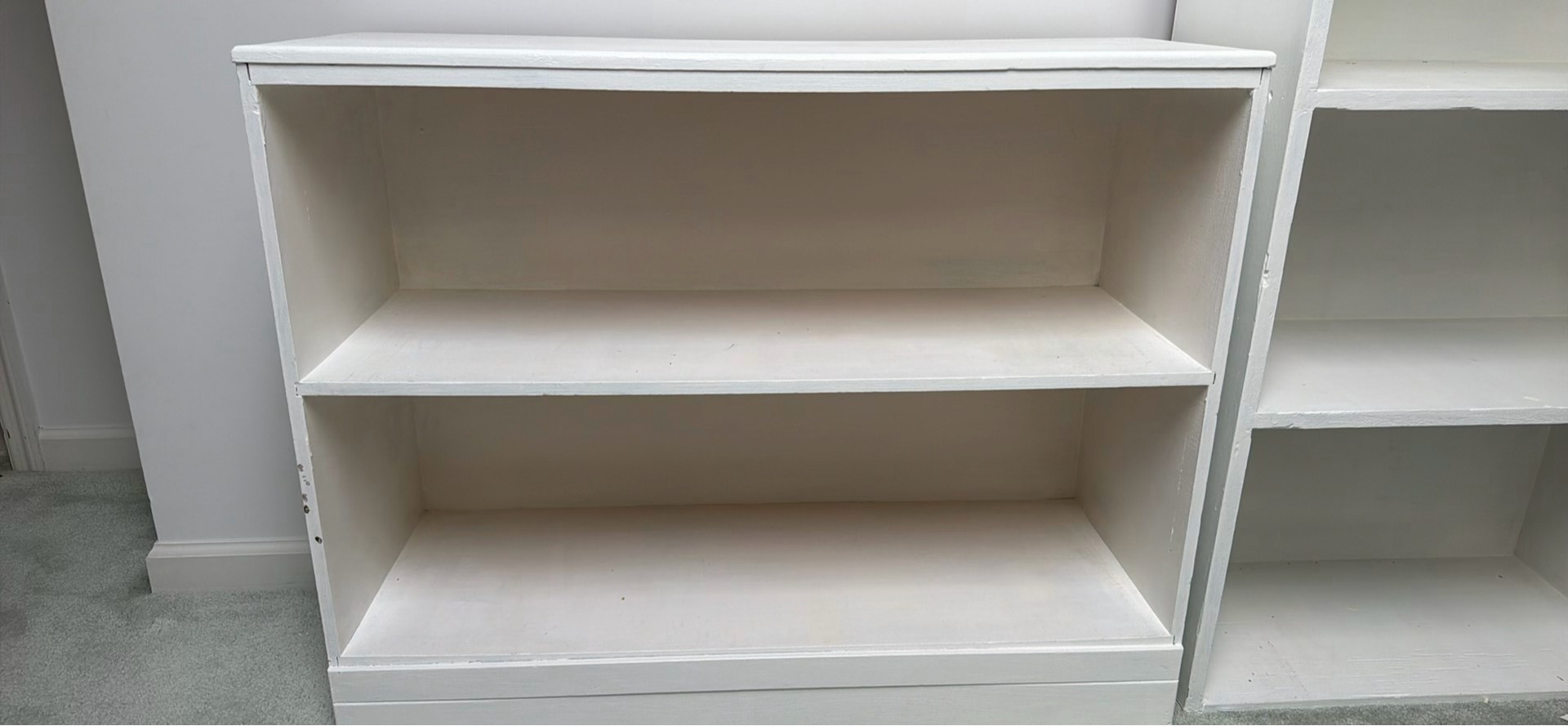 White Wooden Bookshelf - image 2 of 2