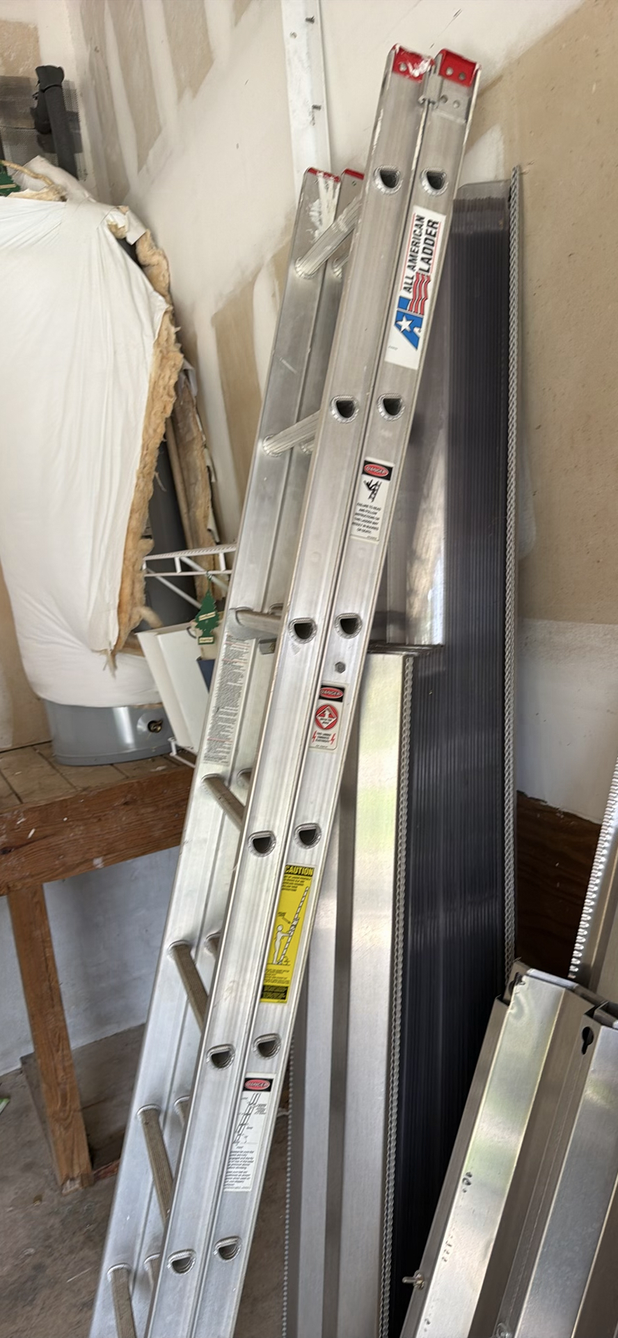 Aluminum Extension Ladder and Metal Ramps - image 2 of 2