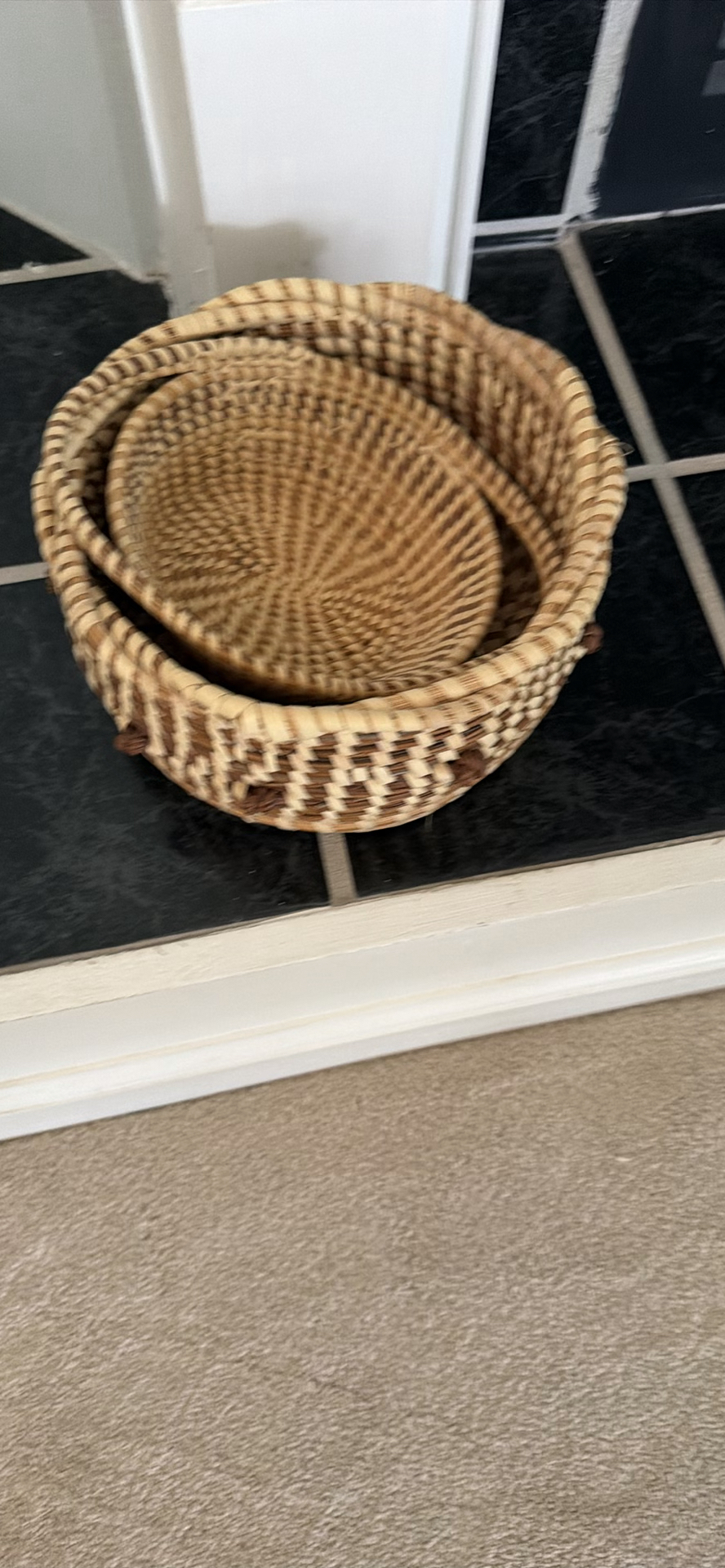 Two Woven Baskets - image 1 of 3