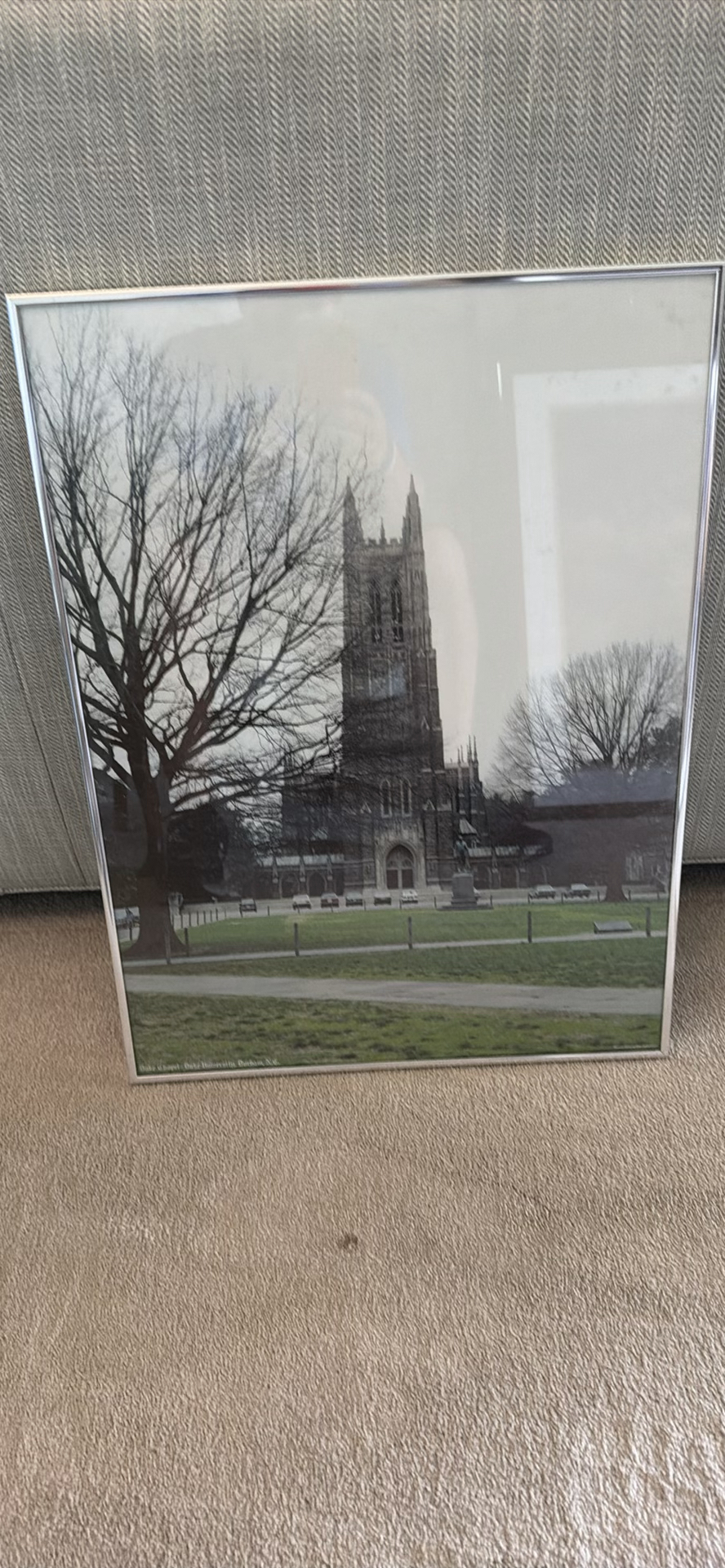 Framed Duke Chapel Duke University Print - image 1 of 3