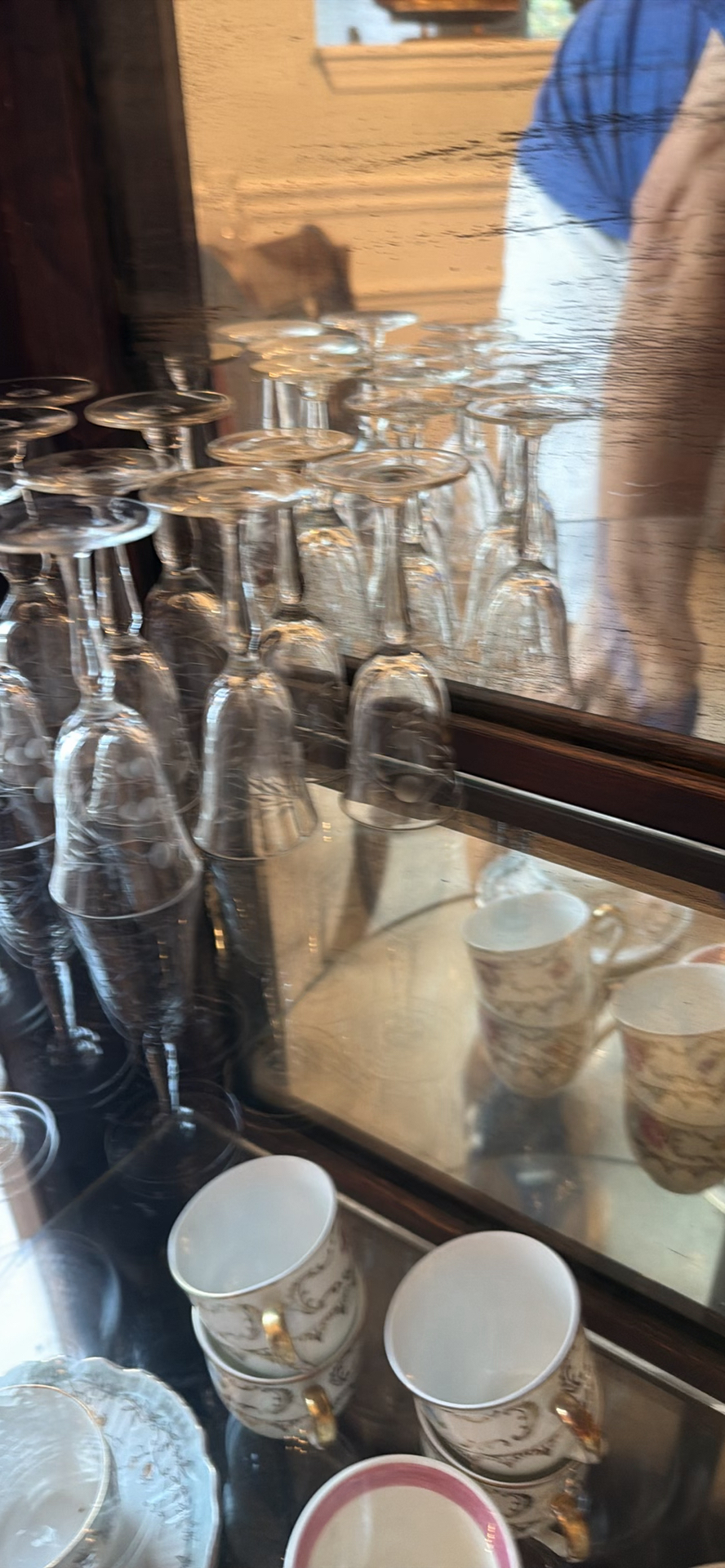 Glass Stemware and Porcelain Teacups - image 1 of 2