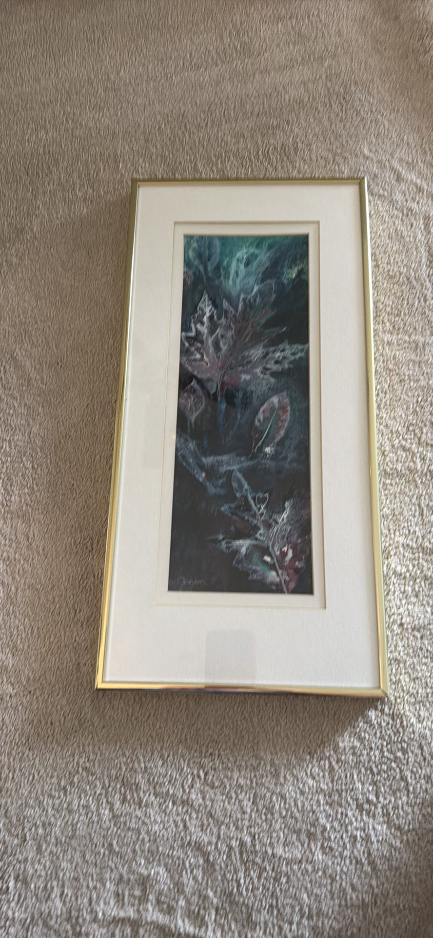 Framed Abstract Artwork - image 3 of 3