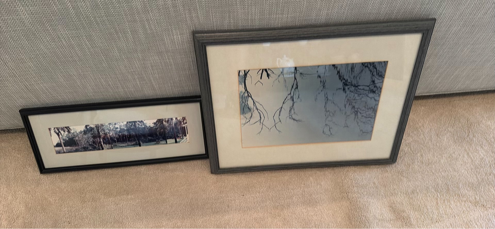 Two Framed Landscape Art Prints - image 1 of 3