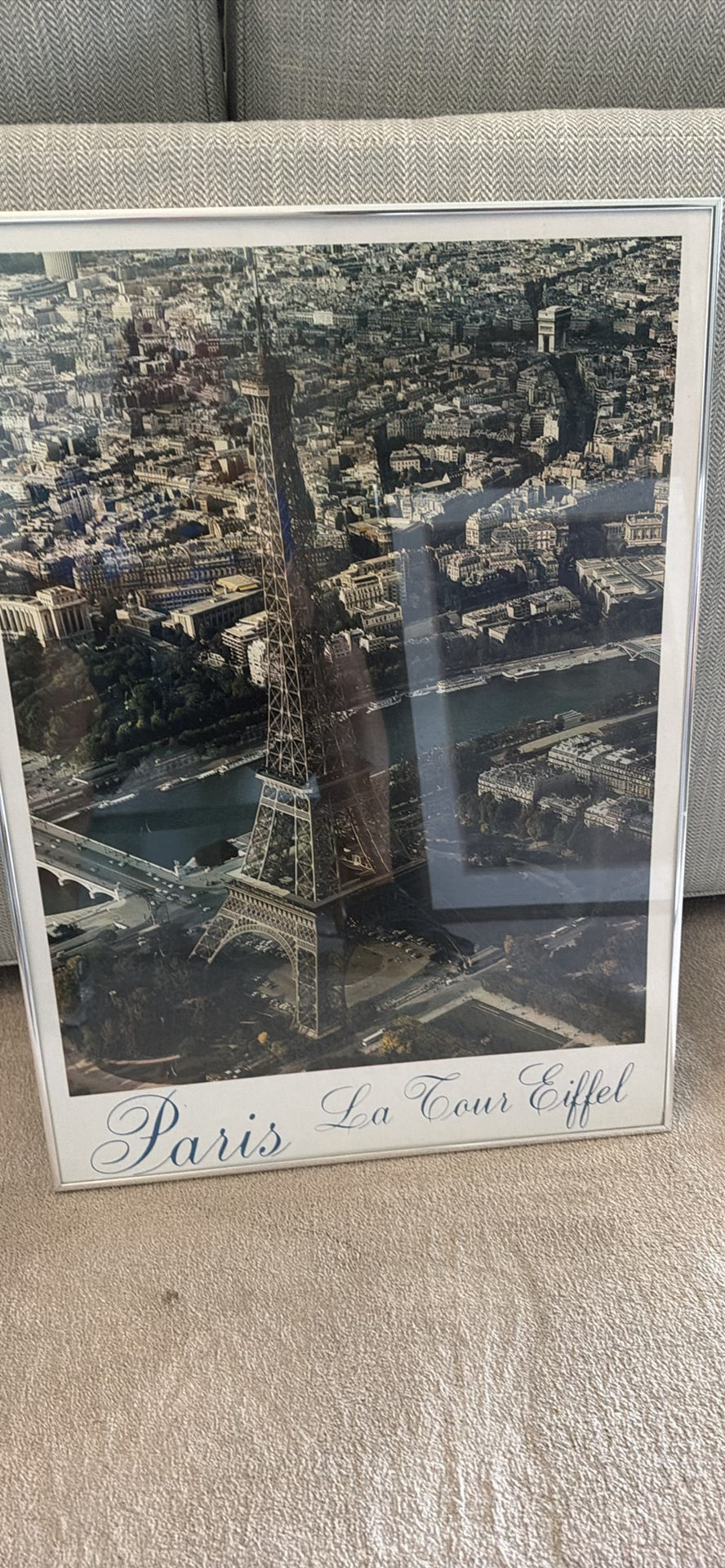 Framed Paris Eiffel Tower Print - image 1 of 2