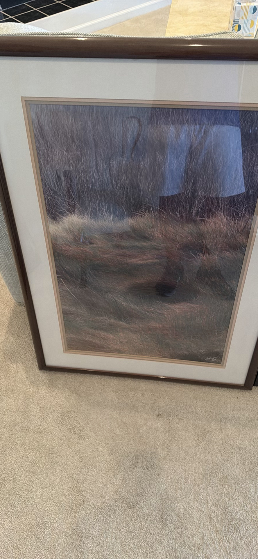 Two Framed Nature Art Prints - image 1 of 3