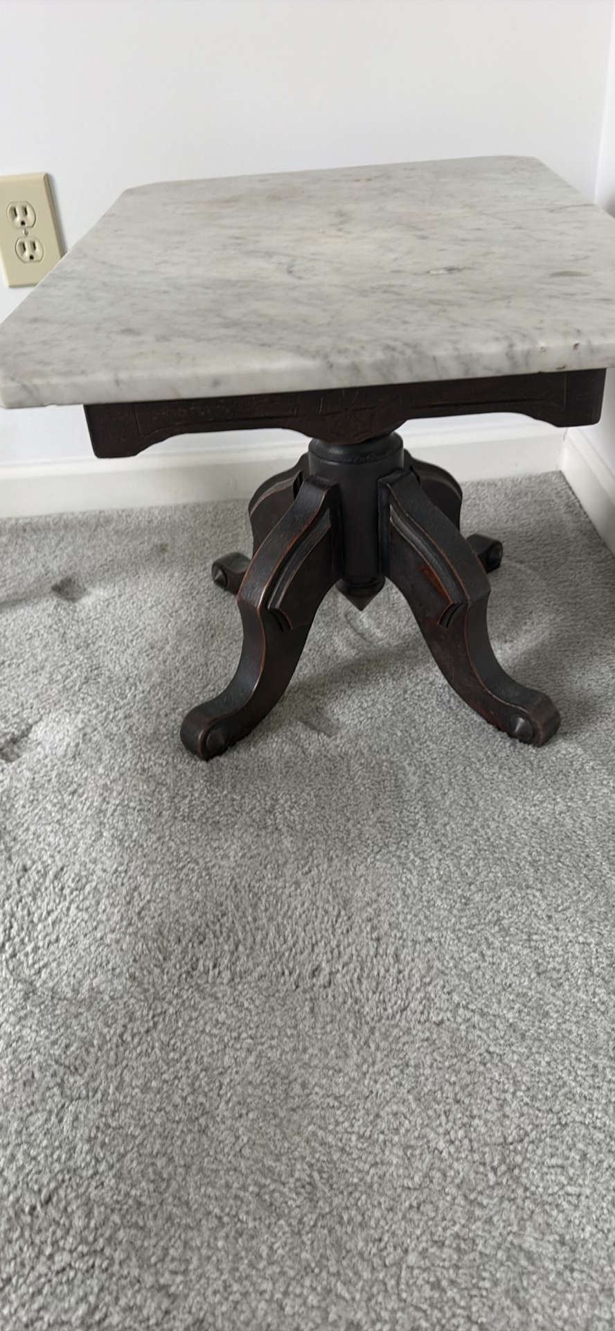 Marble Top Side Table - image 2 of 2