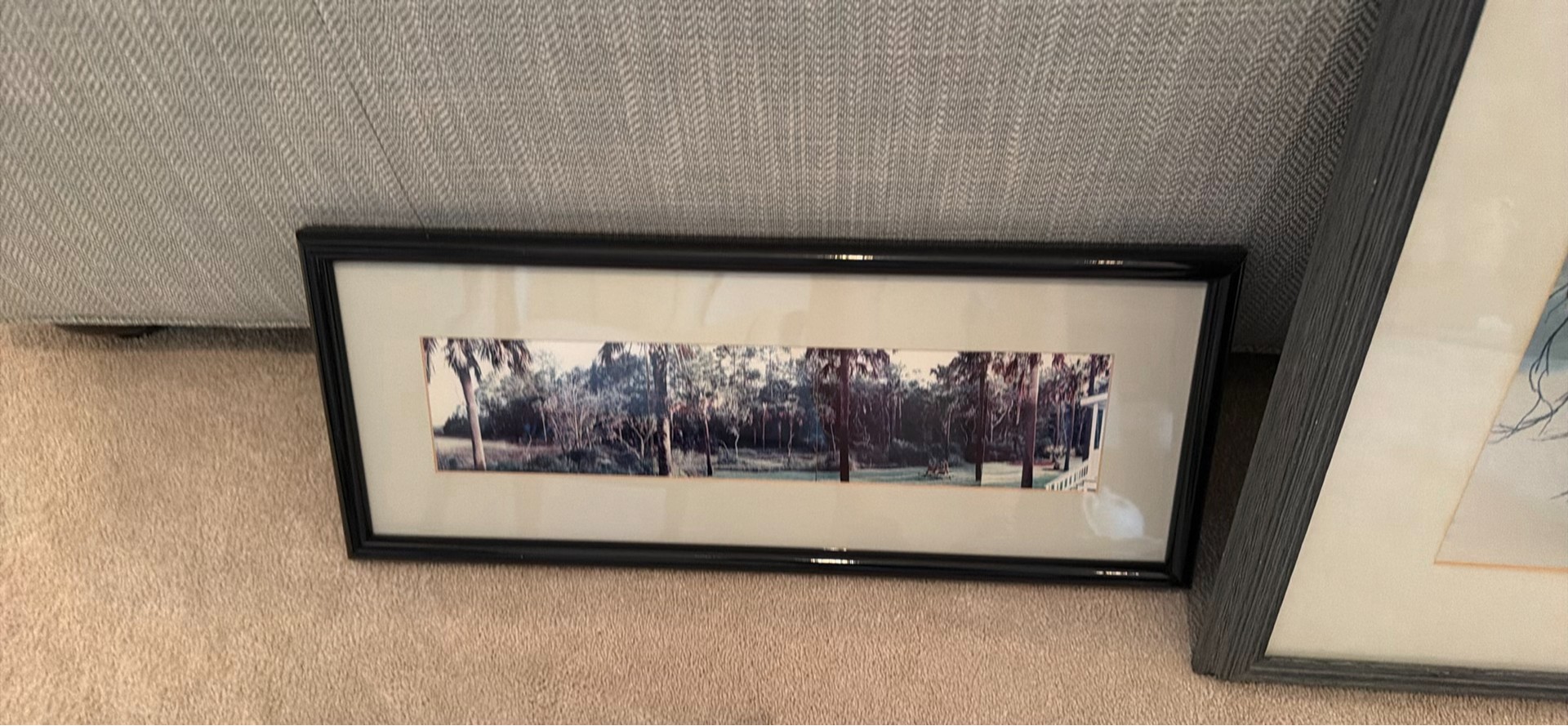 Two Framed Landscape Art Prints - image 2 of 3