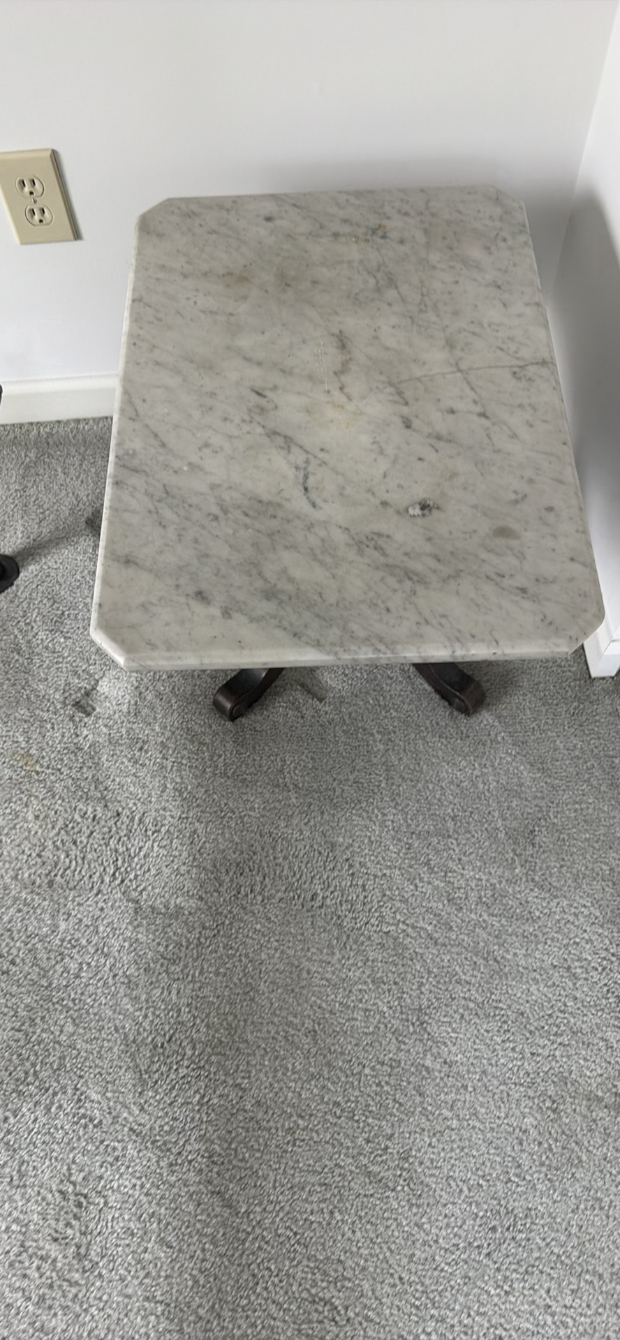 Marble Top Side Table - image 1 of 2