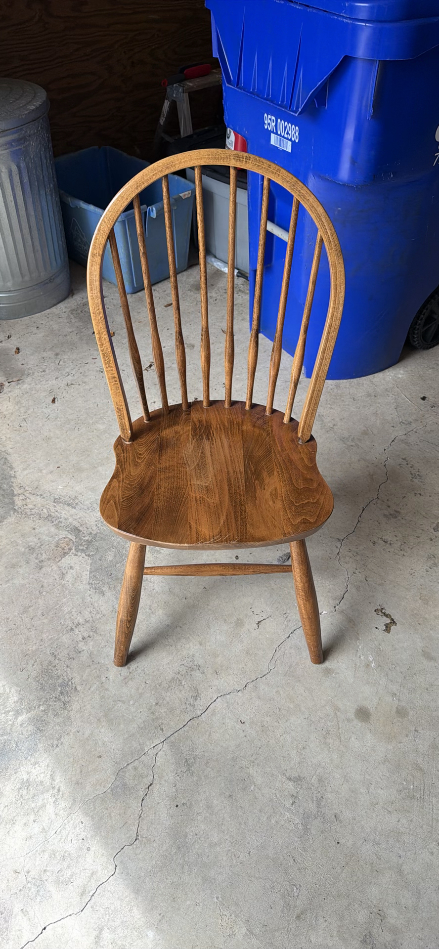 Wooden Windsor Chair - image 1 of 2