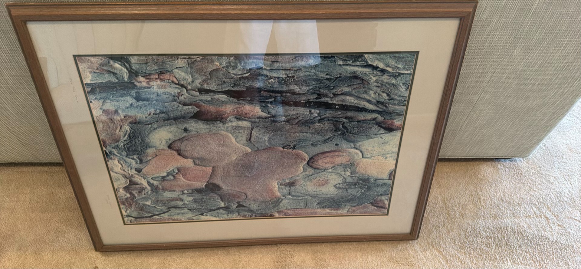 Framed Abstract Artwork - image 1 of 1