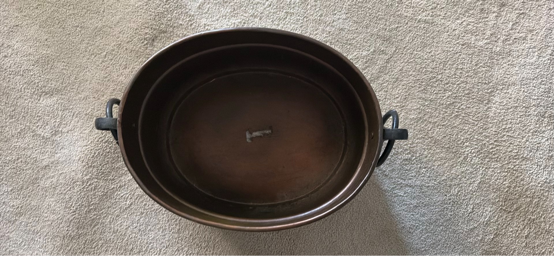 Copper-Colored Metal Pot with Lid - image 2 of 2